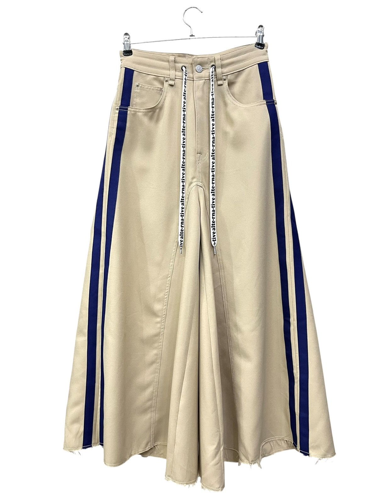 Alternative Apparel RNA Alternative Hakama Wide Flare Stripe Avant Garde Pants Size US 26 / EU 42 - 5 Thumbnail