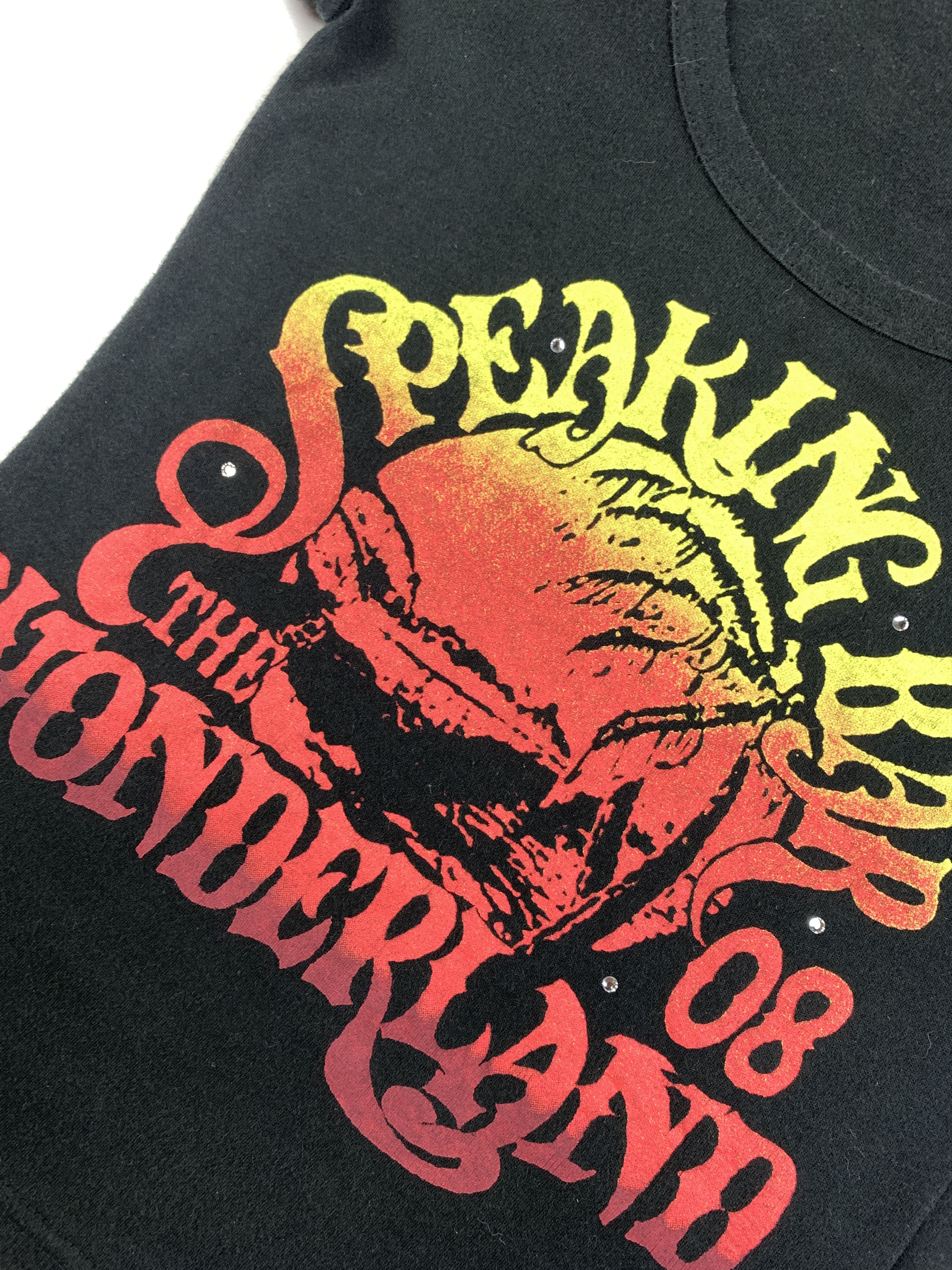 Japanese Brand 2000s Horoscope Black Summer Graphic Fitted Tee (M) Size M / US 6-8 / IT 42-44 - 4 Thumbnail