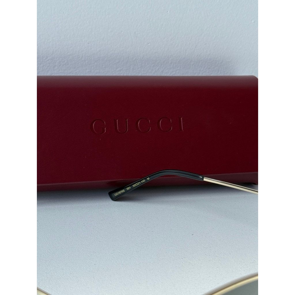Gucci NEW Gucci GG1876S Gold Round Sunglasses $545 Size ONE SIZE - 8 Thumbnail
