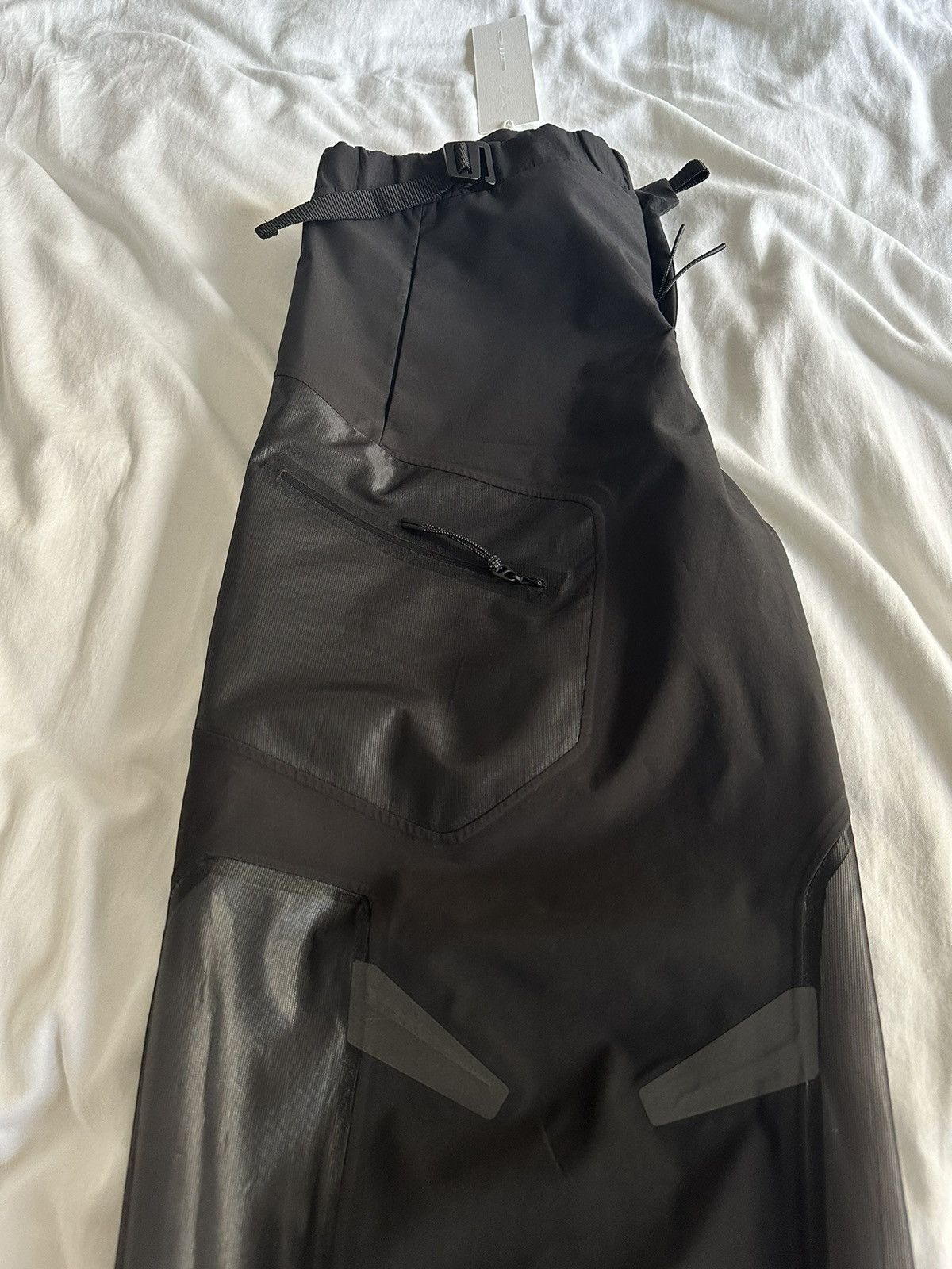 _J.L-A.L_ NEW Black Constructivism Cargo Pants Size US 30 / EU 46 - 7 Thumbnail