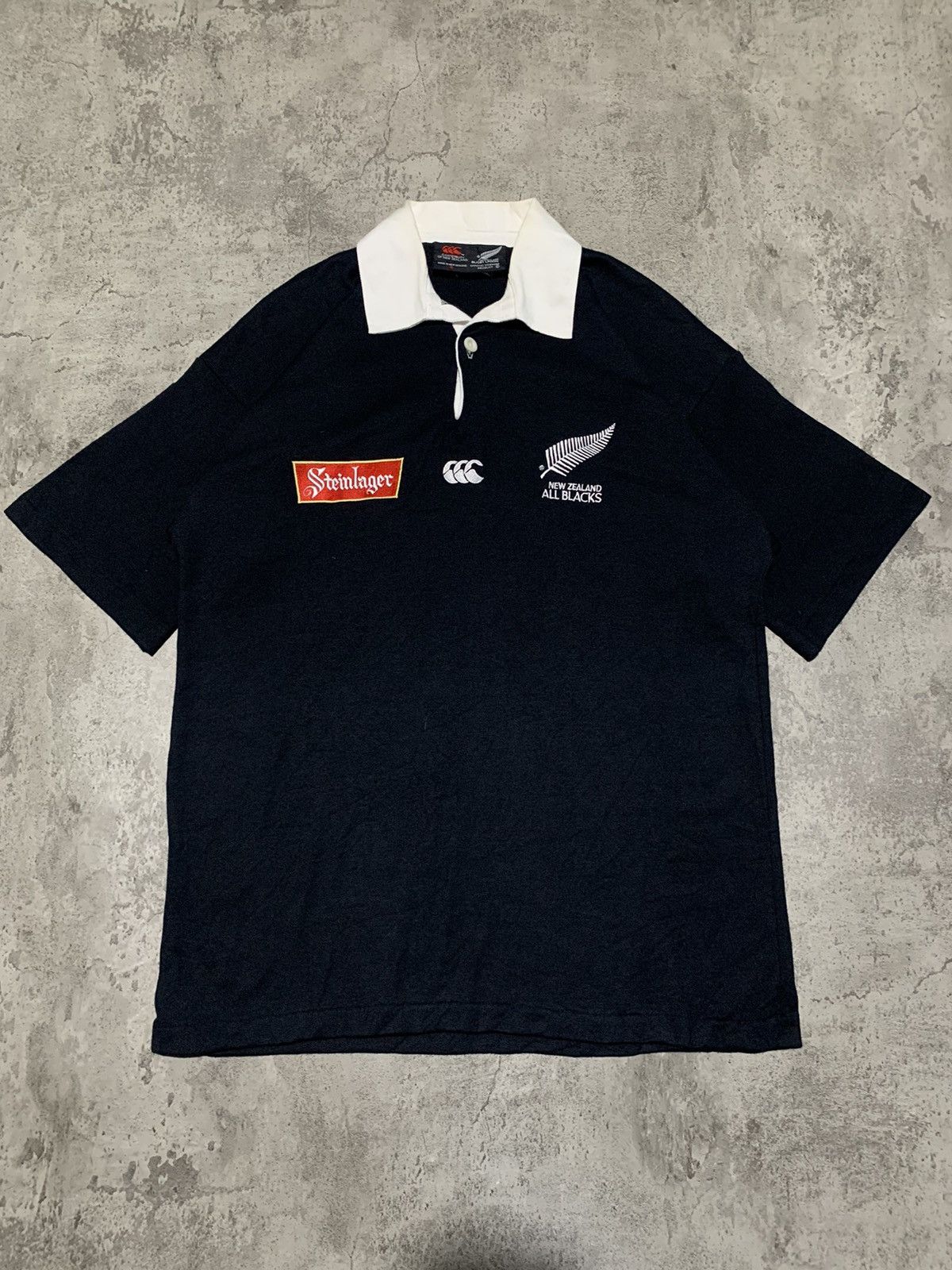 Vintage 90s Canterbury steinlager all blacks rugby polos