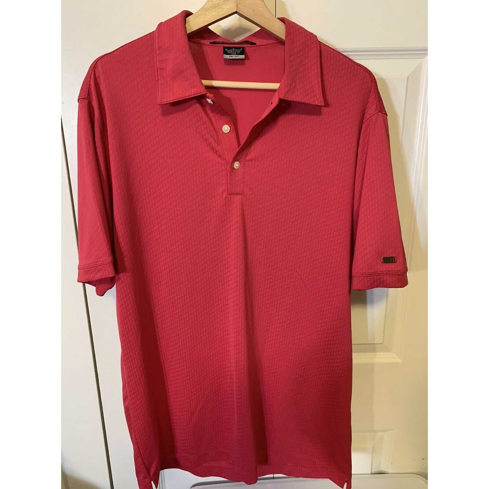 Tiger Woods Tiger Woods Collection Men’s Sz M Golf Polo Shirt Pink Size US M / EU 48-50 / 2 - 5 Thumbnail