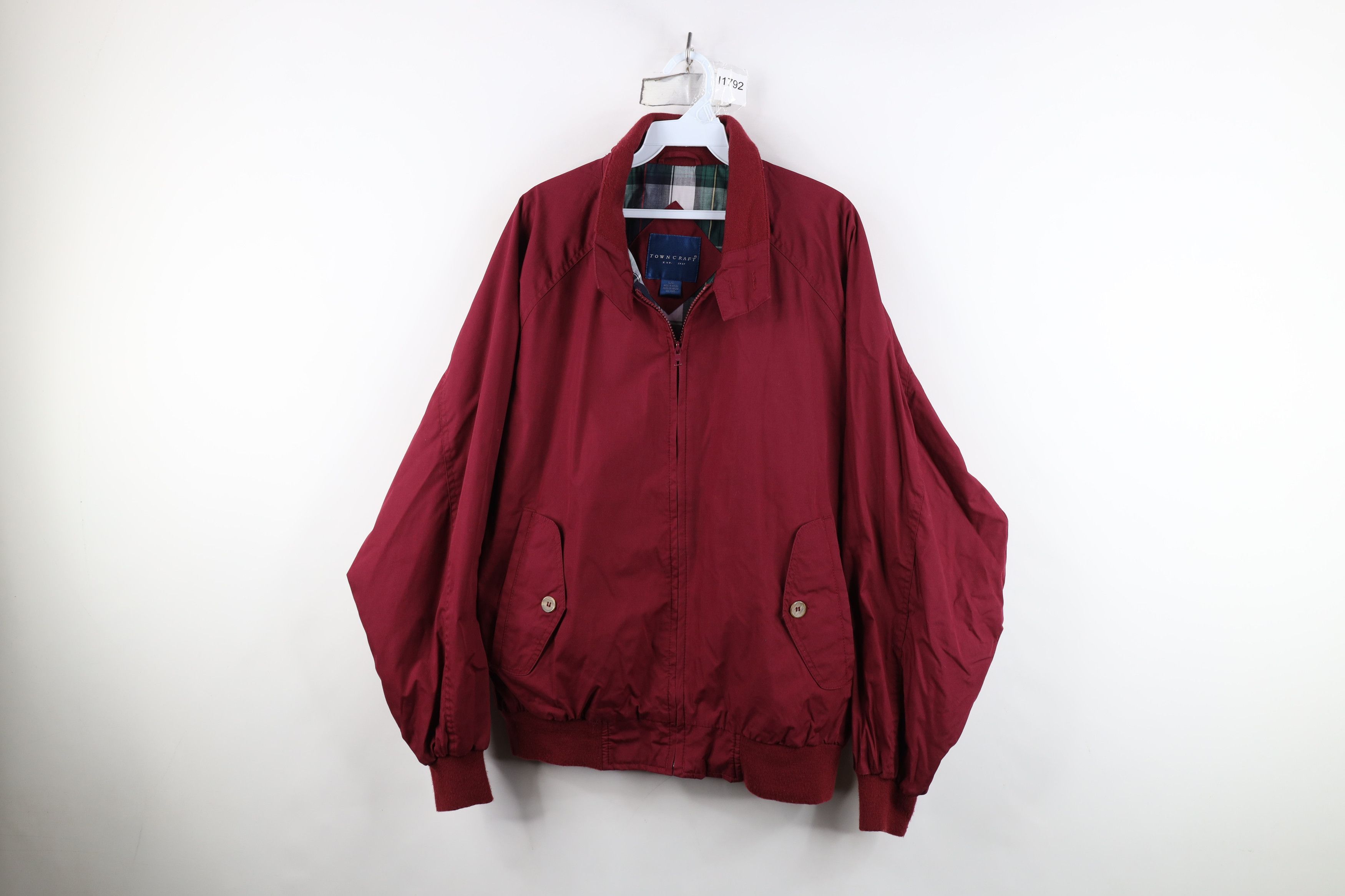 Vintage Vintage 90s Streetwear Lined Cafe Racer Bomber Jacket Red Size US L / EU 52-54 / 3 - 1 Thumbnail