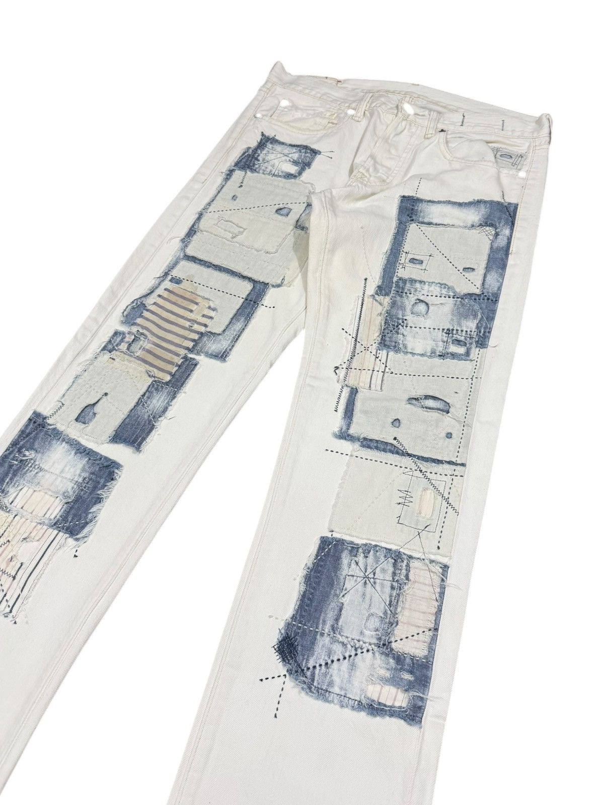 Denim & Supply Ralph Lauren Denim & Supply Ralph Lauren Patchwork pants Size US 32 / EU 48 - 2 Thumbnail