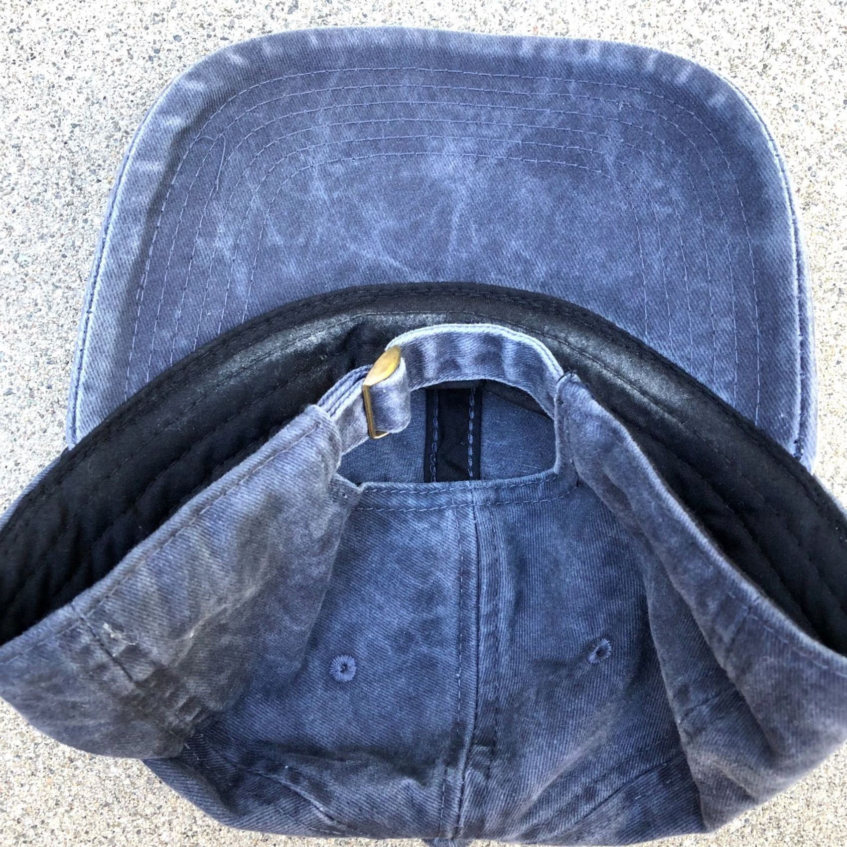 Market MELROSE AND MARKET Baseball Cap Men's One Size Adjustable Blue Cotton Hat Size ONE SIZE - 3 Thumbnail