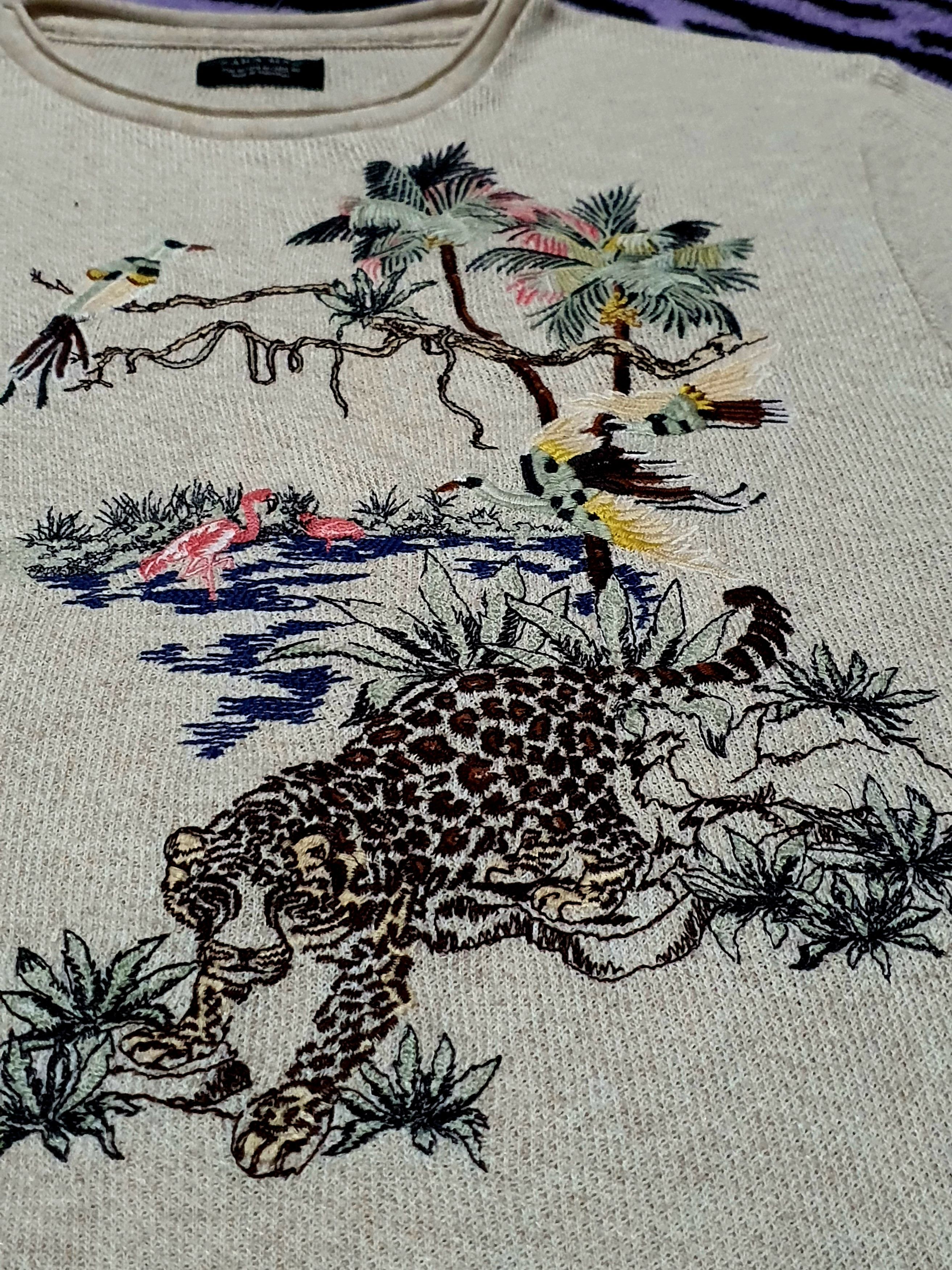 Zara Zara Japanese Arts Embroidered Size US M / EU 48-50 / 2 - 2 Thumbnail