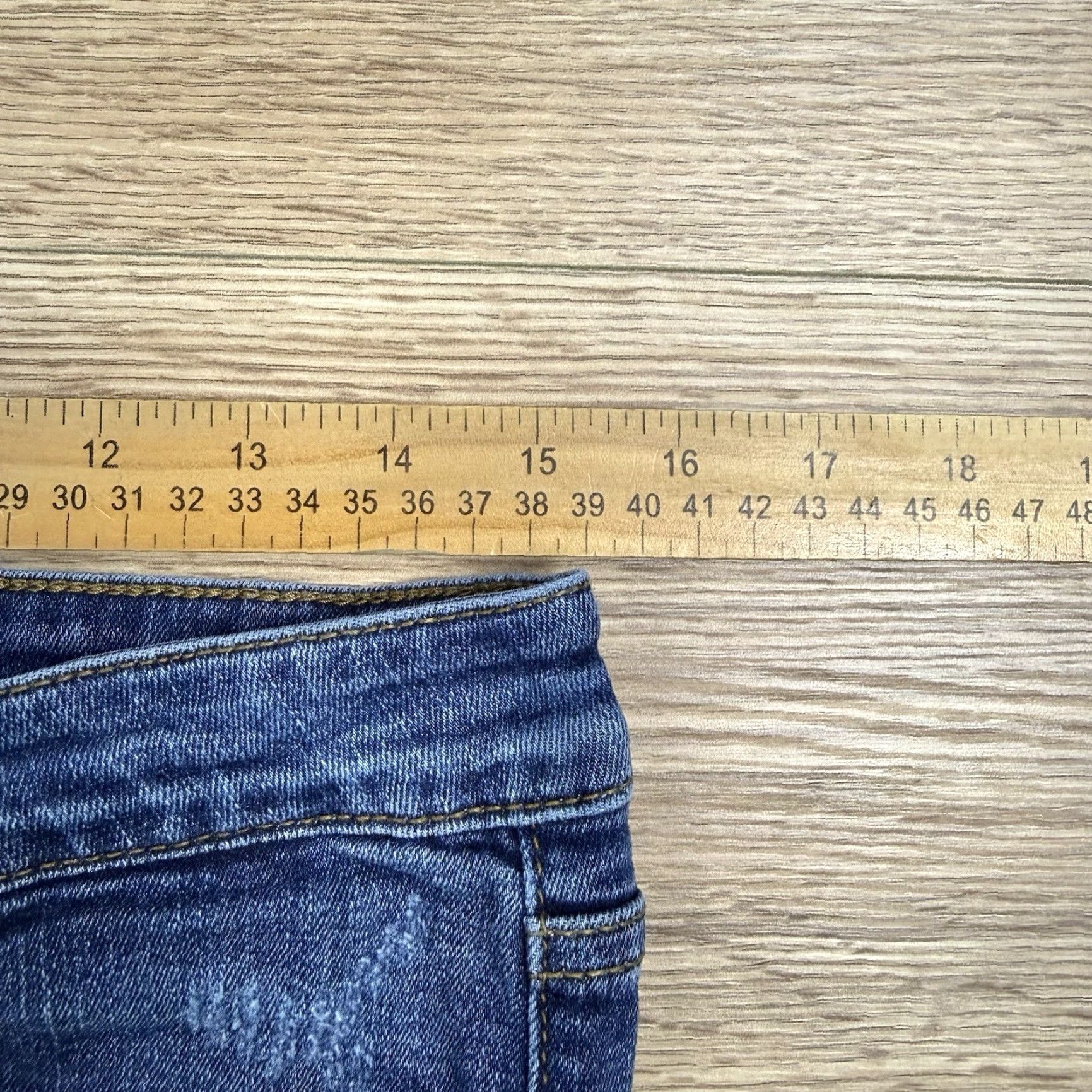 Vintage Studio Jeans Womens Size 30 Blue Denim Distressed Skinny Ankle Raw Hem Size 30" / US 8 / IT 44 - 5 Thumbnail