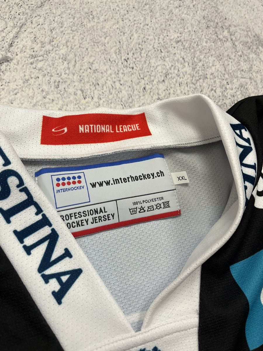NHL Rare SC Bern Ice Hockey Jersey NHL CCM Schmutz #37 Signed Size US XXL / EU 58 / 5 - 6 Thumbnail
