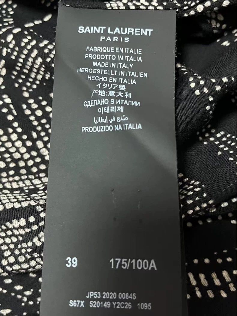 Saint Laurent Paris Saint Laurent Paris size 39 Coconut printed casual shirt N Size US M / EU 48-50 / 2 - 6 Thumbnail