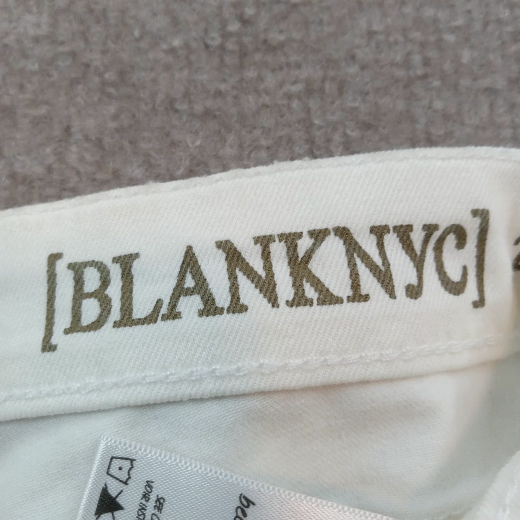 Vintage BLANKNYC Women's White Skinny Jeans Size 26 Stretch Denim Cotton Blend Size 26" / US 2 / IT 38 - 7 Thumbnail