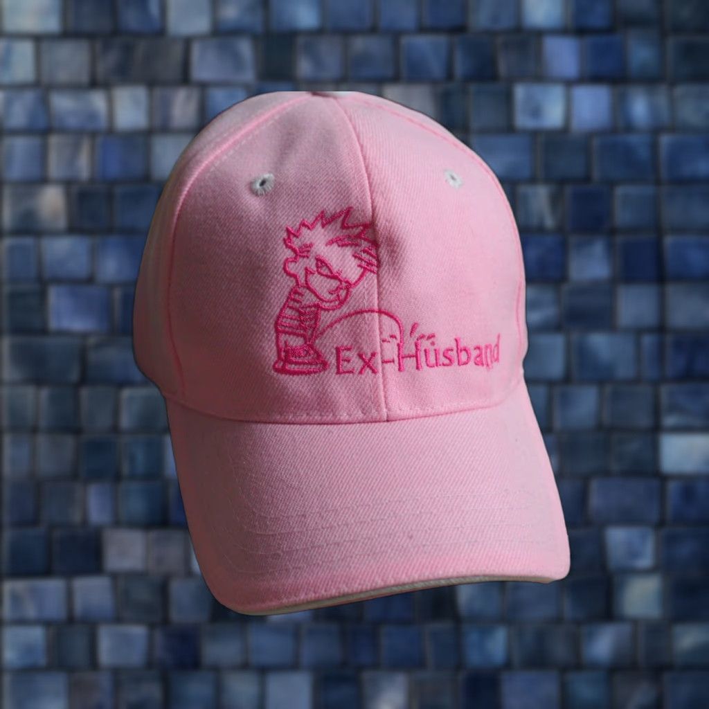 Pinko VTG Calvin Hobbes Hat Adjustable Pink Baseball Cap Mens Cap Size ONE SIZE - 1 Thumbnail
