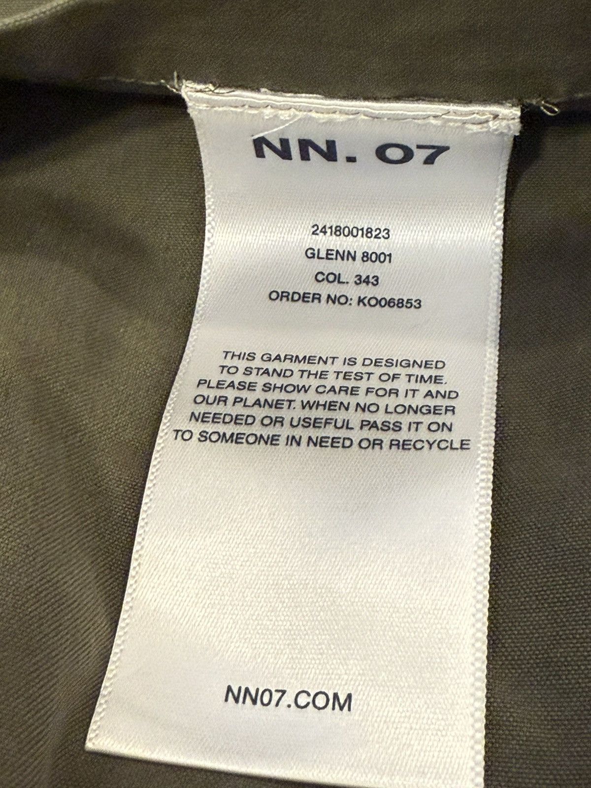 NN07 Glenn Corduroy-Trimmed Garment-Dyed Canvas Jacket Size US M / EU 48-50 / 2 - 5 Thumbnail