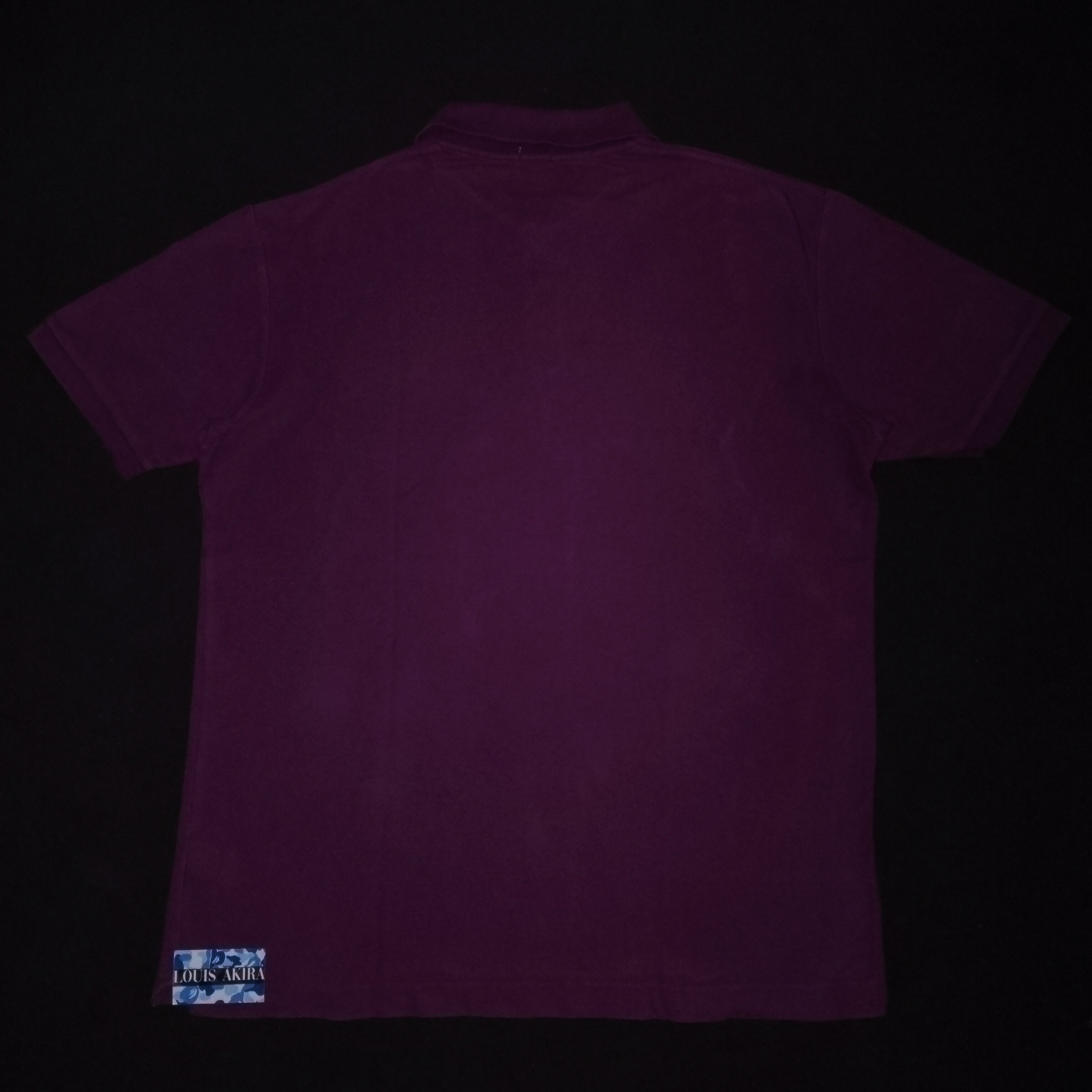 Bape 2007 Bape Purple Polo Size US L / EU 52-54 / 3 - 5 Thumbnail