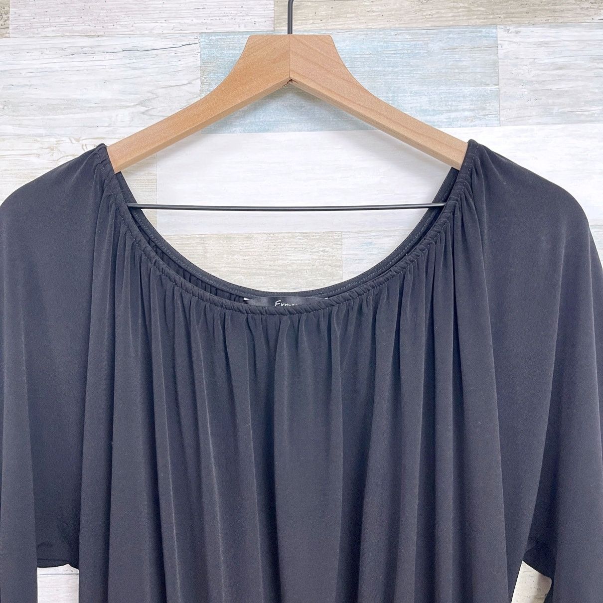 Express Express Drop Waist Off The Shoulder Black Womens XS Size XS / US 0-2 / IT 36-38 - 2 Thumbnail