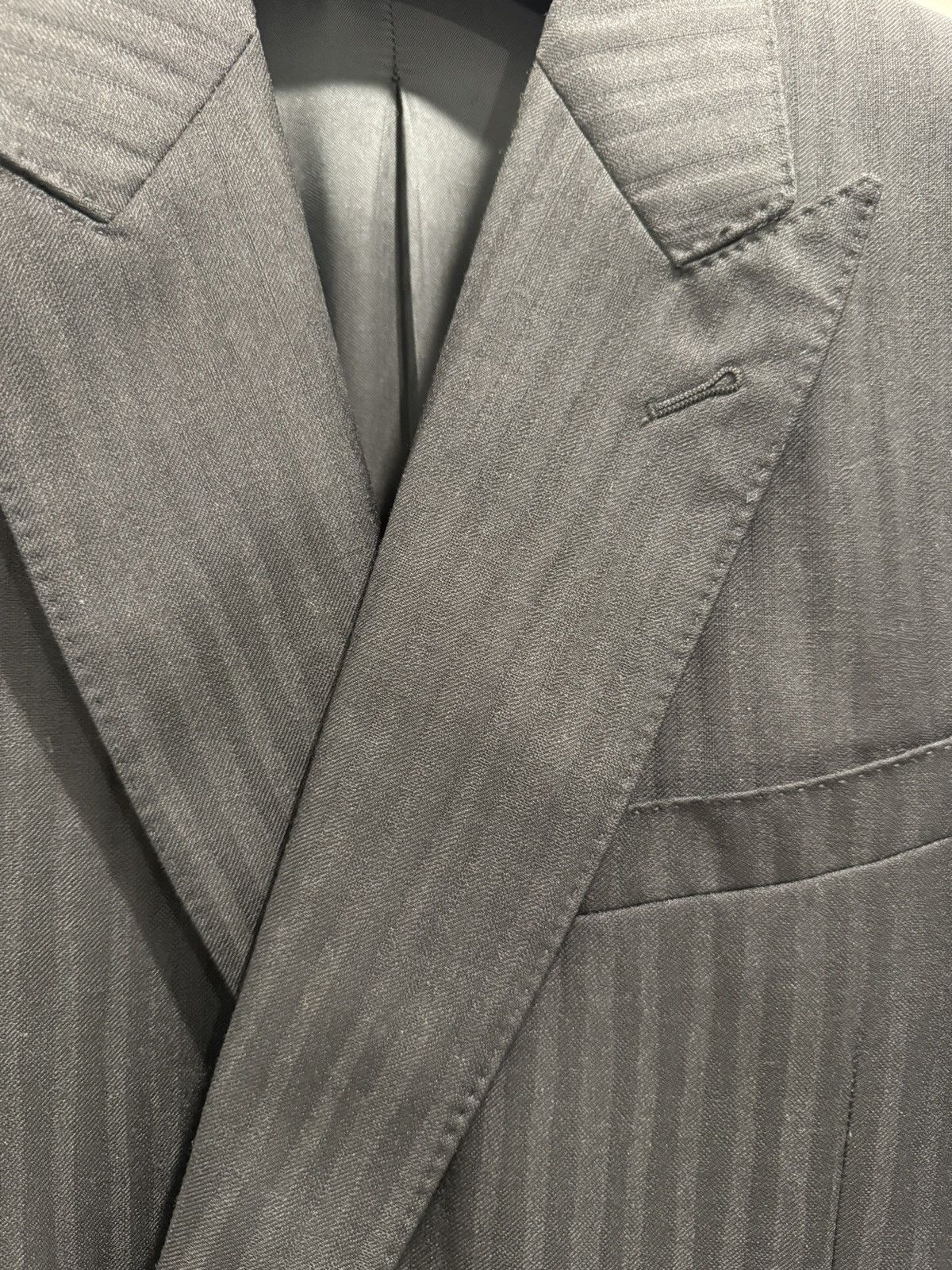 Celine × Hedi Slimane BOXY JACKET IN STRIPED WOOL AND MOHAIR Size 44L - 3 Thumbnail