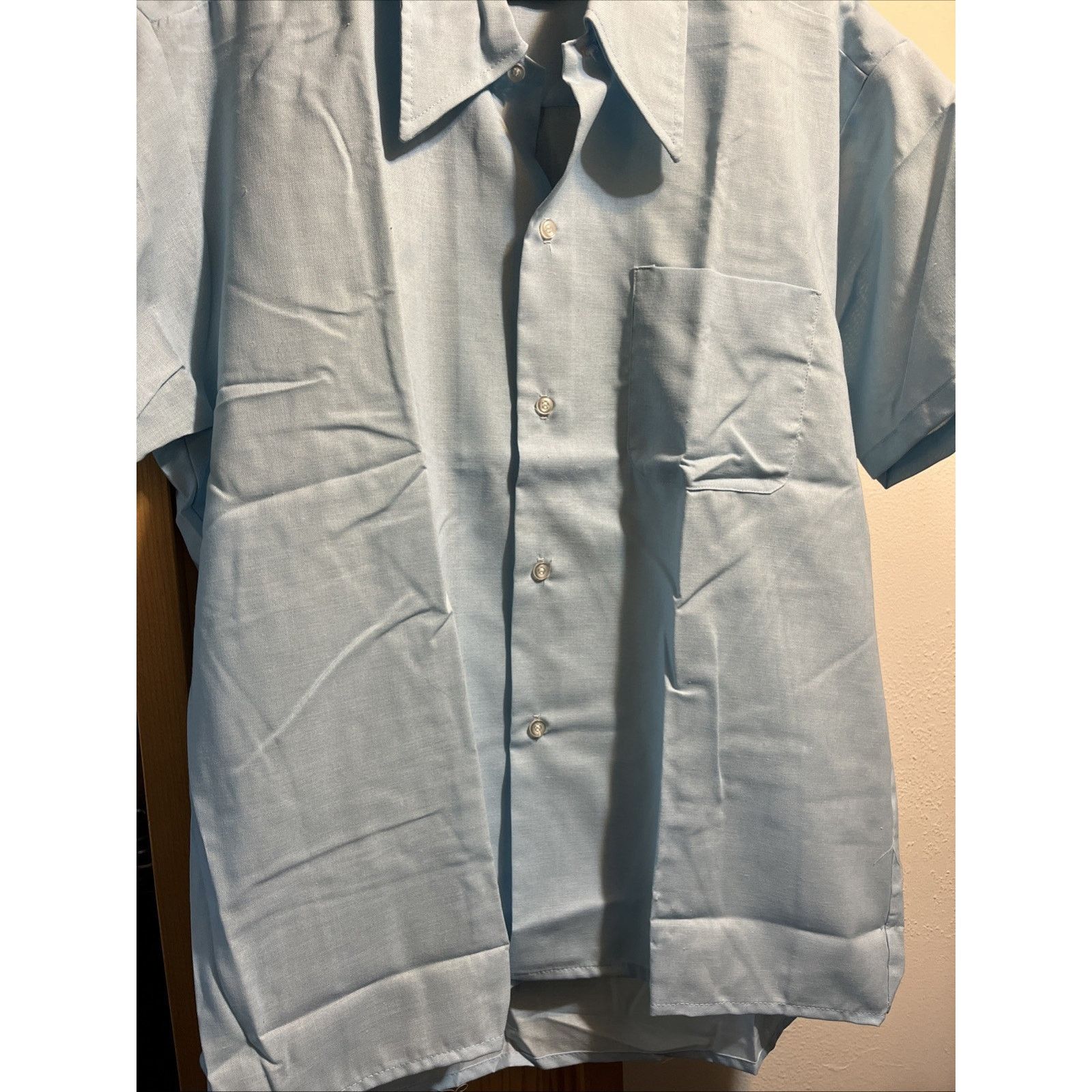 Other Vintage Sir Walter Shirt Men’s Large Blue Cotton Polyester Size US L / EU 52-54 / 3 - 5 Thumbnail