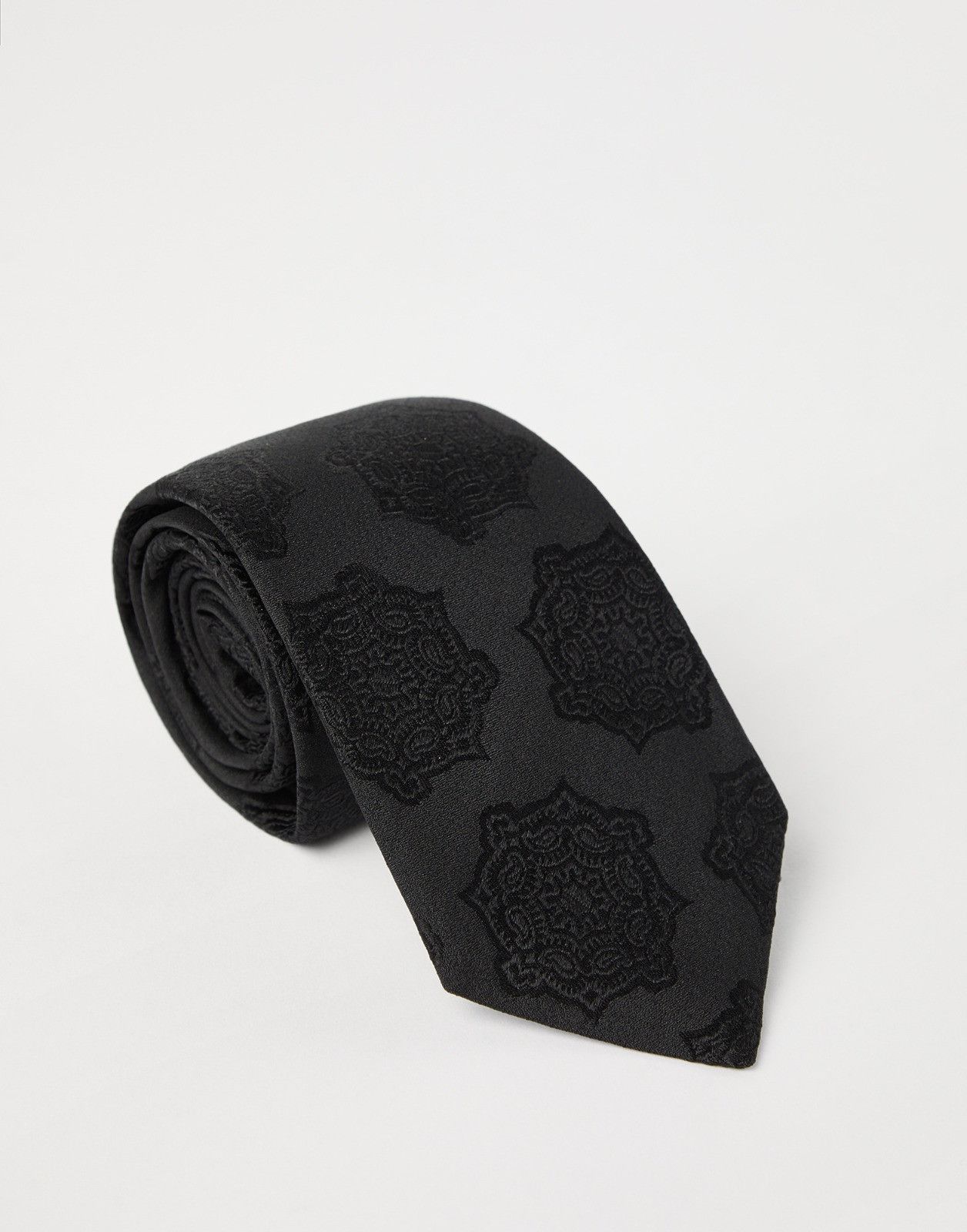 Brunello Cucinelli o1la1rc1a0326 Size: OS / Tie in Black Size ONE SIZE - 2 Thumbnail