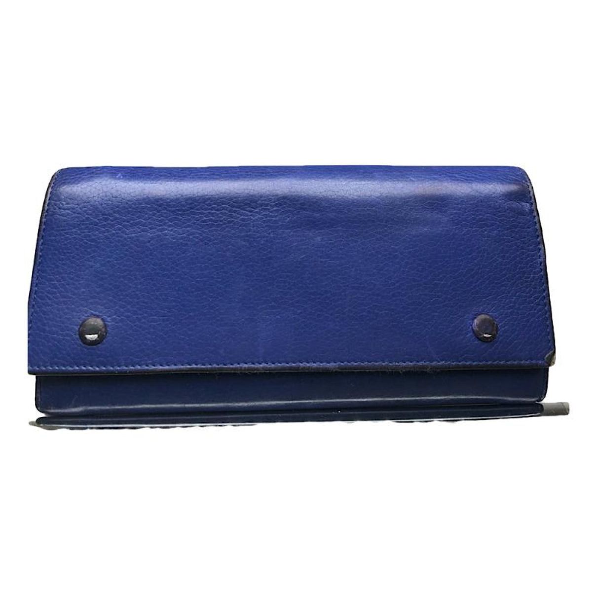 Celine Navy Patent Leather Wallet Size ONE SIZE - 1 Thumbnail