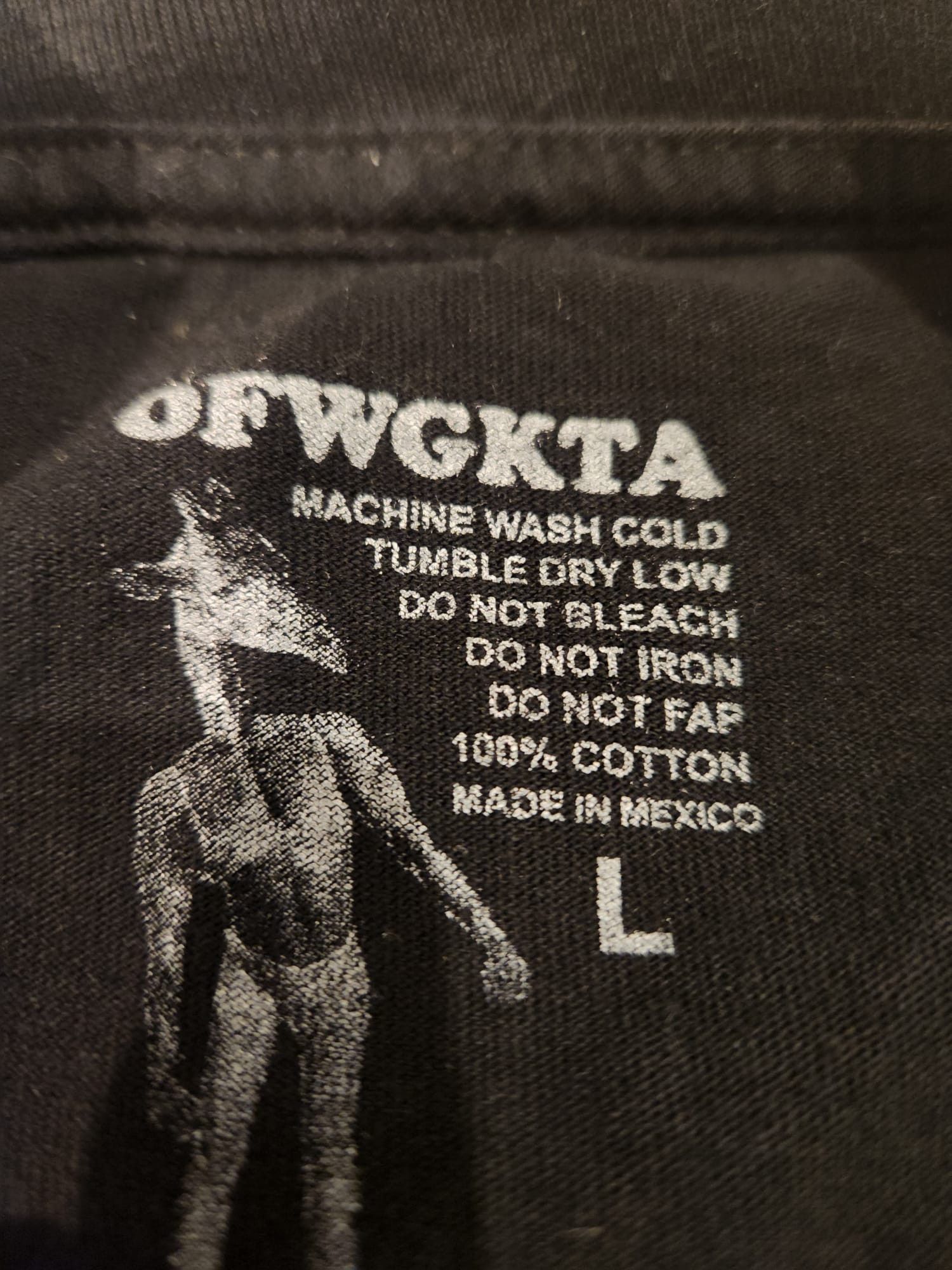 Golf Wang Odd Future OFWGKTA Donuts Shirt Mens Black size L Logo Size US L / EU 52-54 / 3 - 2 Thumbnail