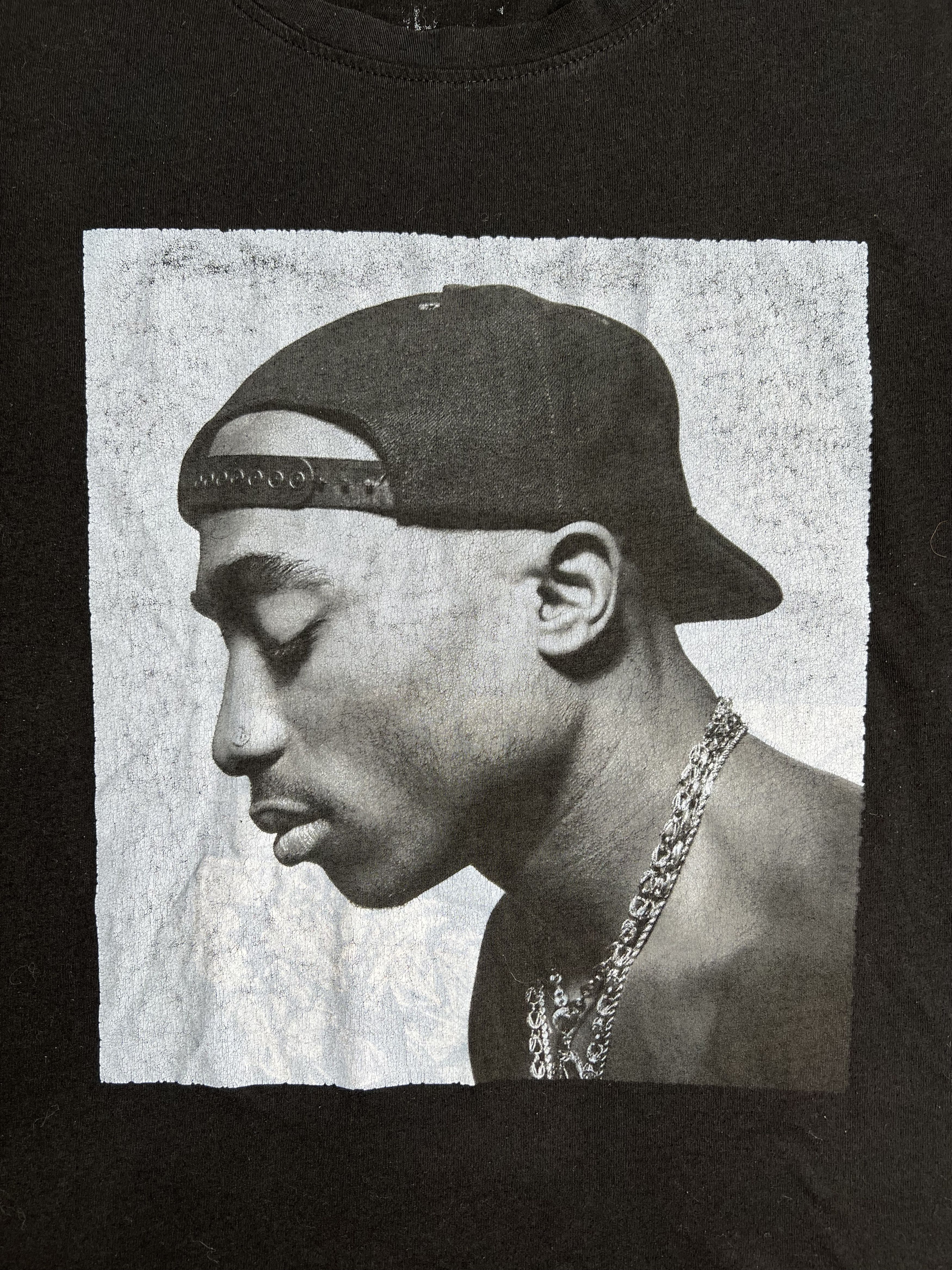 Band Tees × Rap Tees TUPAC 2Pac Vintage T-Shirt Rock Band Tee Rap Hip Hop Size US XXL / EU 58 / 5 - 2 Thumbnail