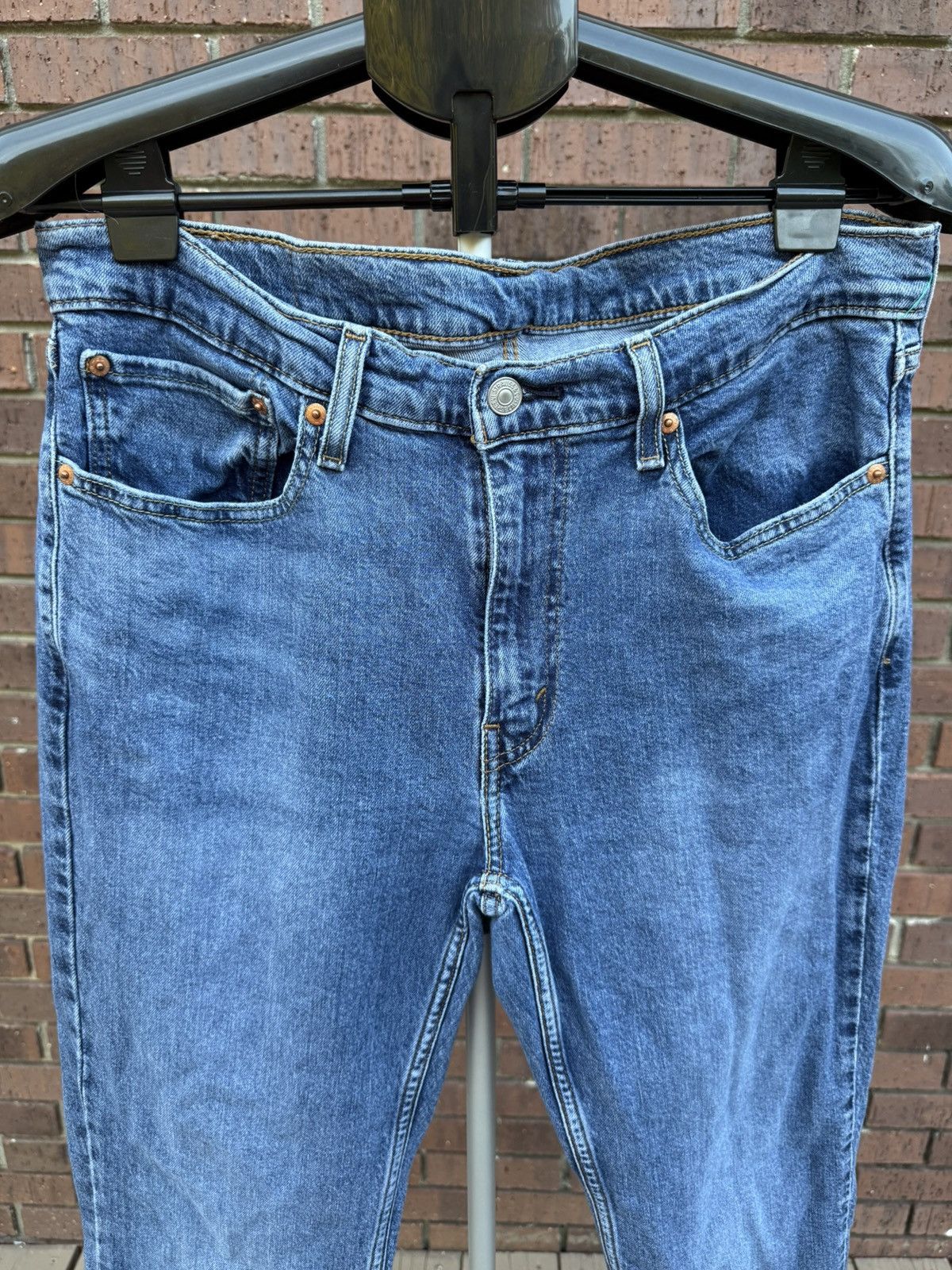 Levi's Levi Strauss 514 Levi's Denim Blue Jeans Straight Fit Size US 34 / EU 50 - 5 Thumbnail