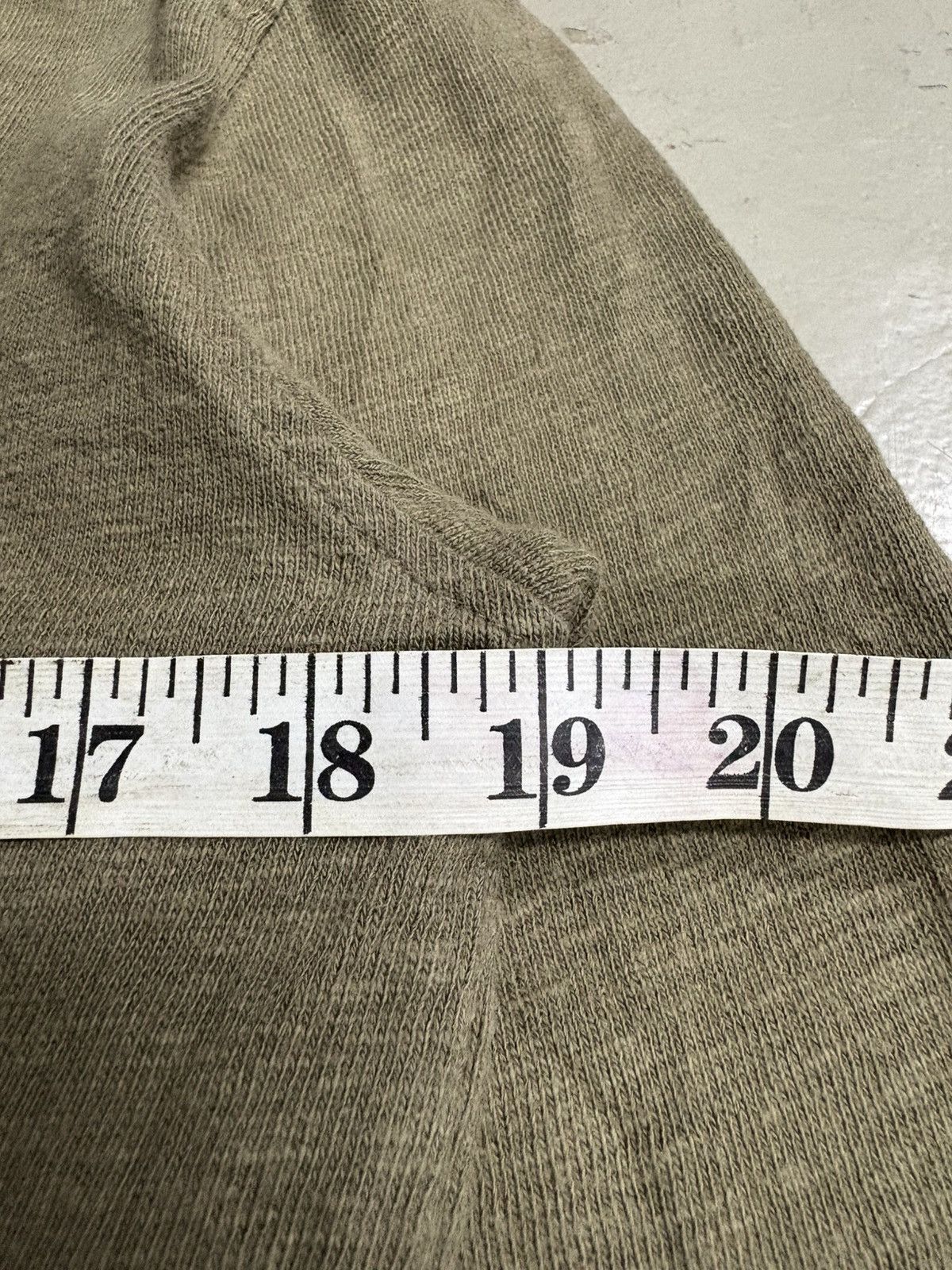 Greg Lauren Olive Green LS Henley Inspired by Greg Lauren Size US M / EU 48-50 / 2 - 10 Thumbnail