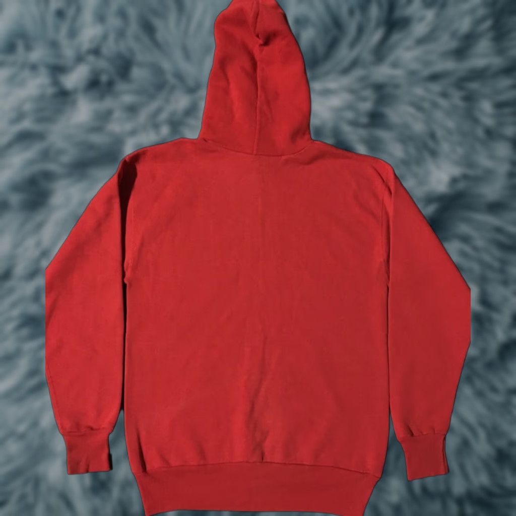 Vintage VINTAGE Medallion Hoodie Shirt Adult M Red 80s 90s Distressed Faded Vintage USA Track Punk Grunge Skate Surf Biker Punk Made in the USA Size US M / EU 48-50 / 2 - 1 Thumbnail