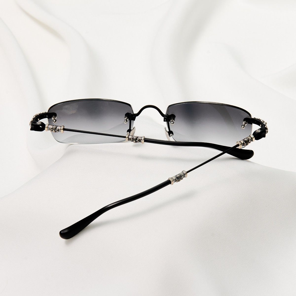 Chrome Hearts CHROME HEARTS PILLS III MATTE BLACK- MATTE BLACK SUNGLASSES Size ONE SIZE - 7 Thumbnail