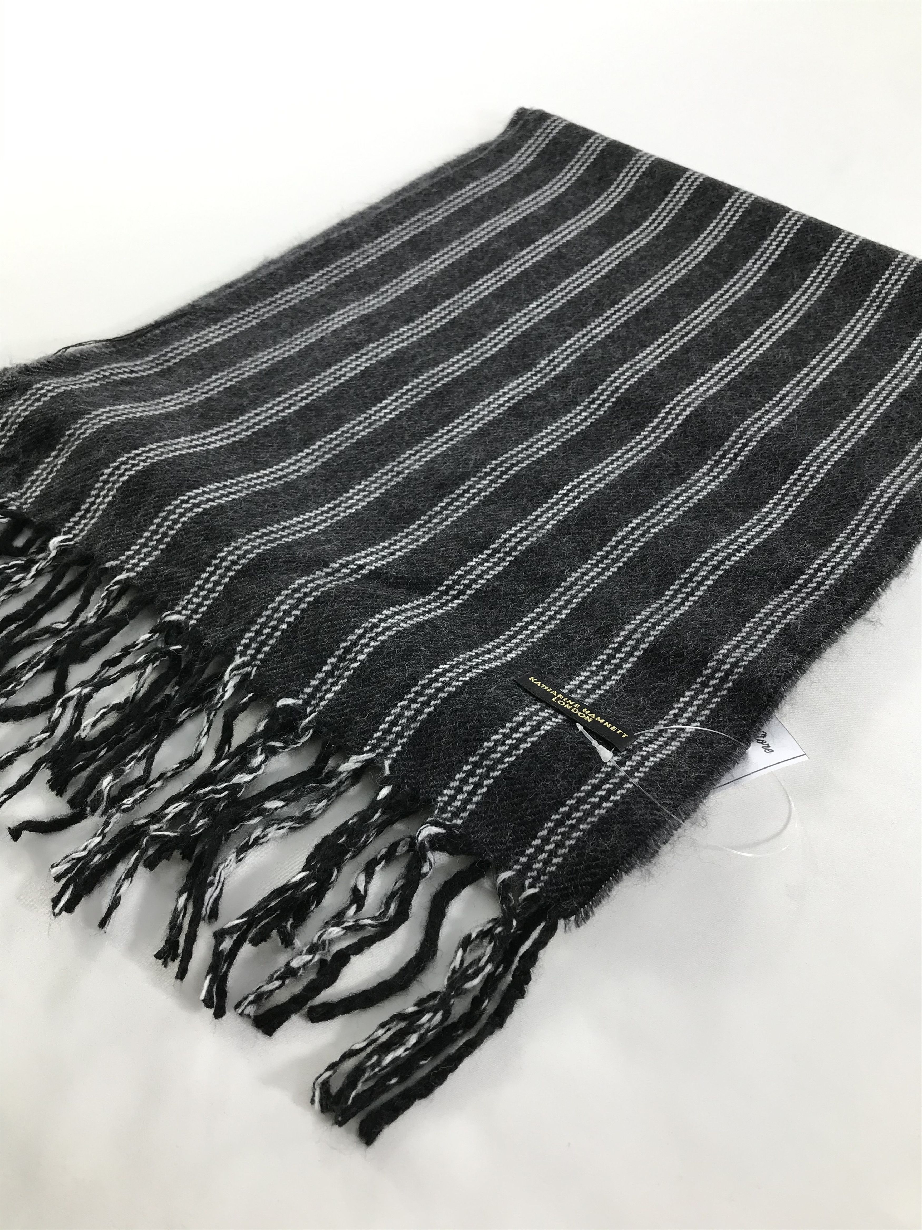 Katharine Hamnett London × Vintage Katharine Hamnett London Scarf / Muffler / Neckwear - WW2558 Size ONE SIZE - 3 Thumbnail