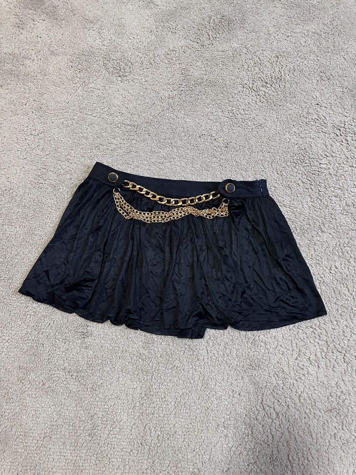 Dolce & Gabbana Dolce&Gabbana Black Mini Skirt Size 44 Size 30" / US 8 / IT 44 - 1 Thumbnail