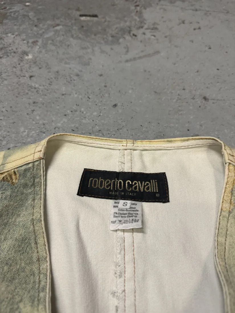 Roberto Cavalli × Vintage FW1994 Roberto Cavalli Renaissance Royal Print Buttoned Vest Size S / US 4 / IT 40 - 6 Thumbnail