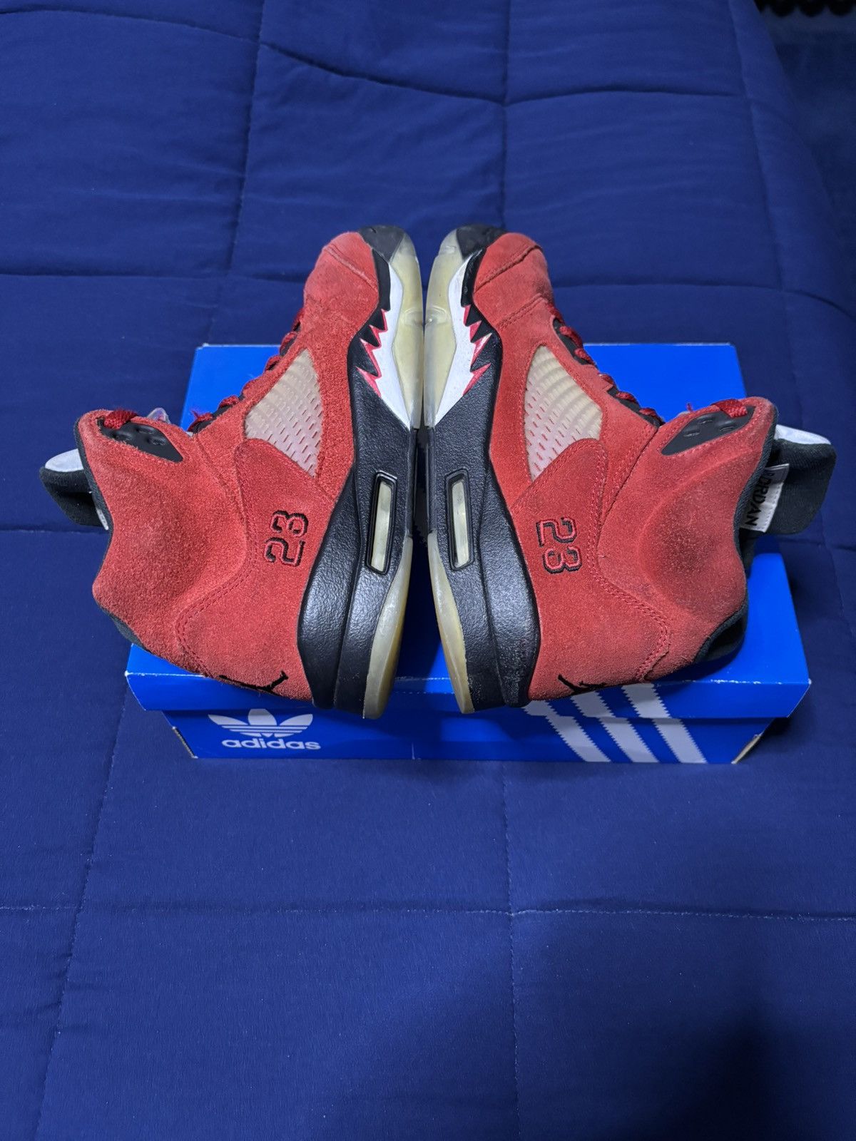 Jordan Brand Jordan 5 Retro Raging Bull 2021 Size 8.5 Size US 8.5 / EU 41-42 - 3 Thumbnail