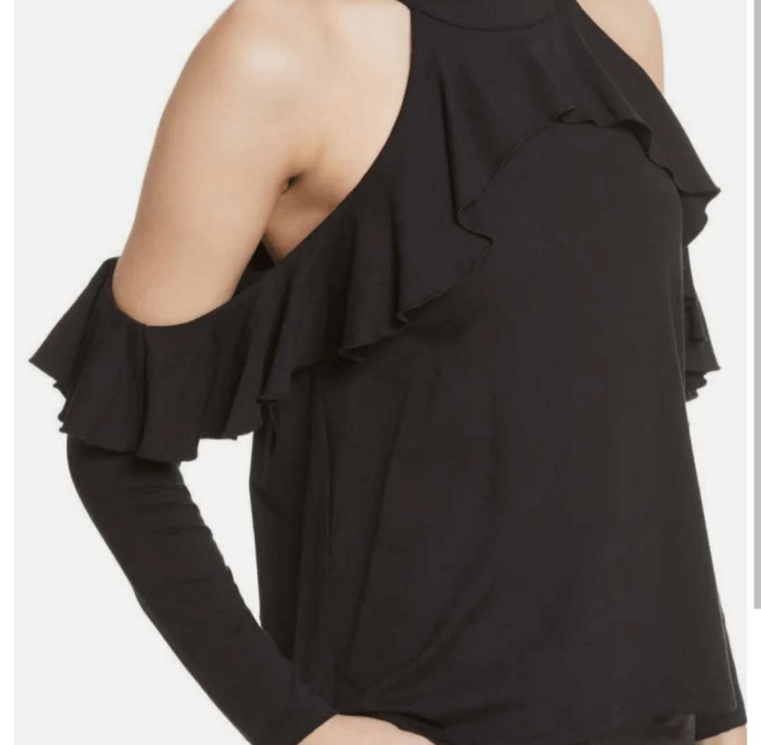 Rebecca Minkoff Rebecca Minkoff cold shoulder black top Size XS / US 0-2 / IT 36-38 - 1 Thumbnail