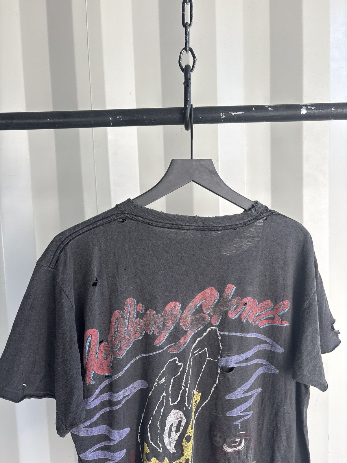 Band Tees Vintage Rolling Stones Shirt Faded Distressed GRUNGE Band Size US L / EU 52-54 / 3 - 5 Thumbnail