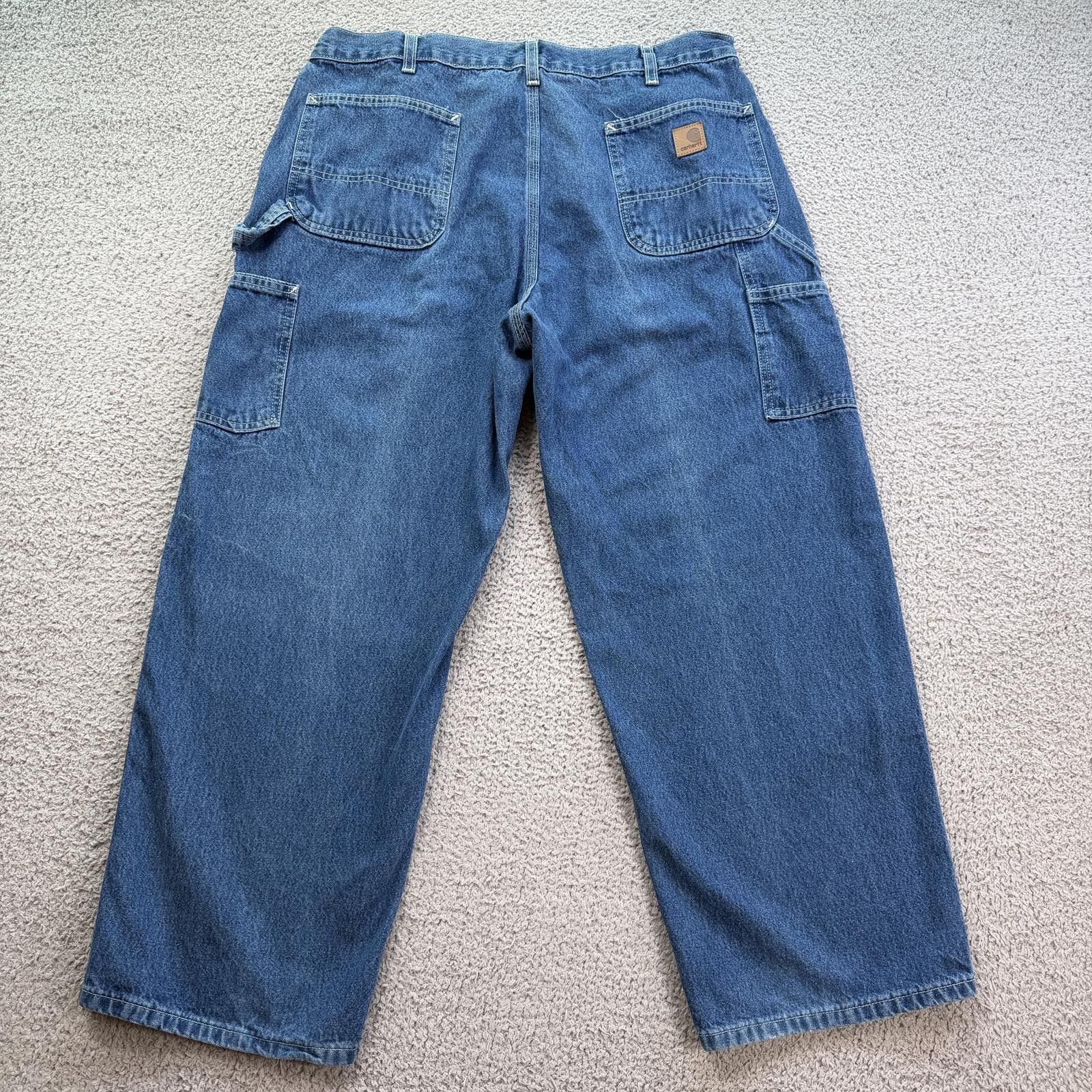 Carhartt Carhartt B13 DST Dungaree Fit Carpenter Jeans Mens 40x28 Size US 40 / EU 56 - 2 Thumbnail