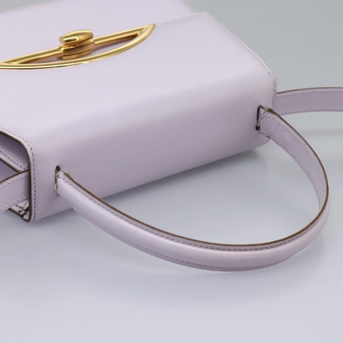 Celine CELINE Hand Bag Leather Purple Gold Size ONE SIZE - 6 Thumbnail