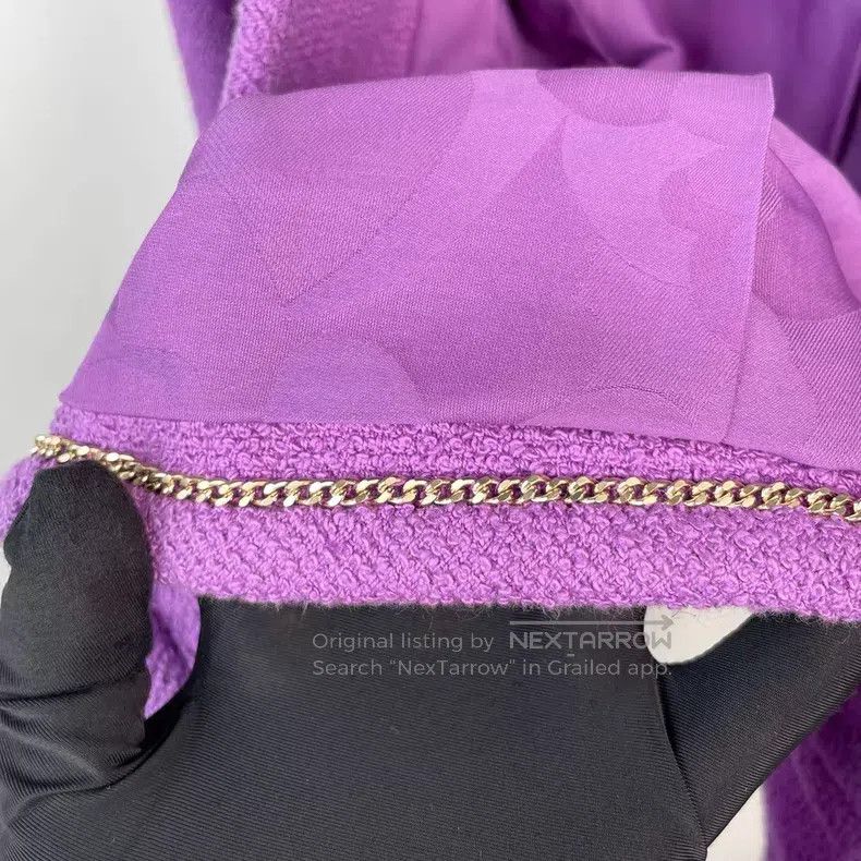 Chanel Chanel Purple coat Size XS / US 0-2 / IT 36-38 - 5 Thumbnail
