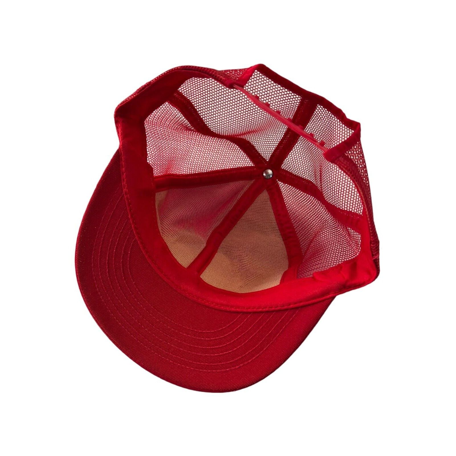 Other 80s 90s Vintage United Snapback Trucker Hat Red Mesh Size ONE SIZE - 4 Thumbnail