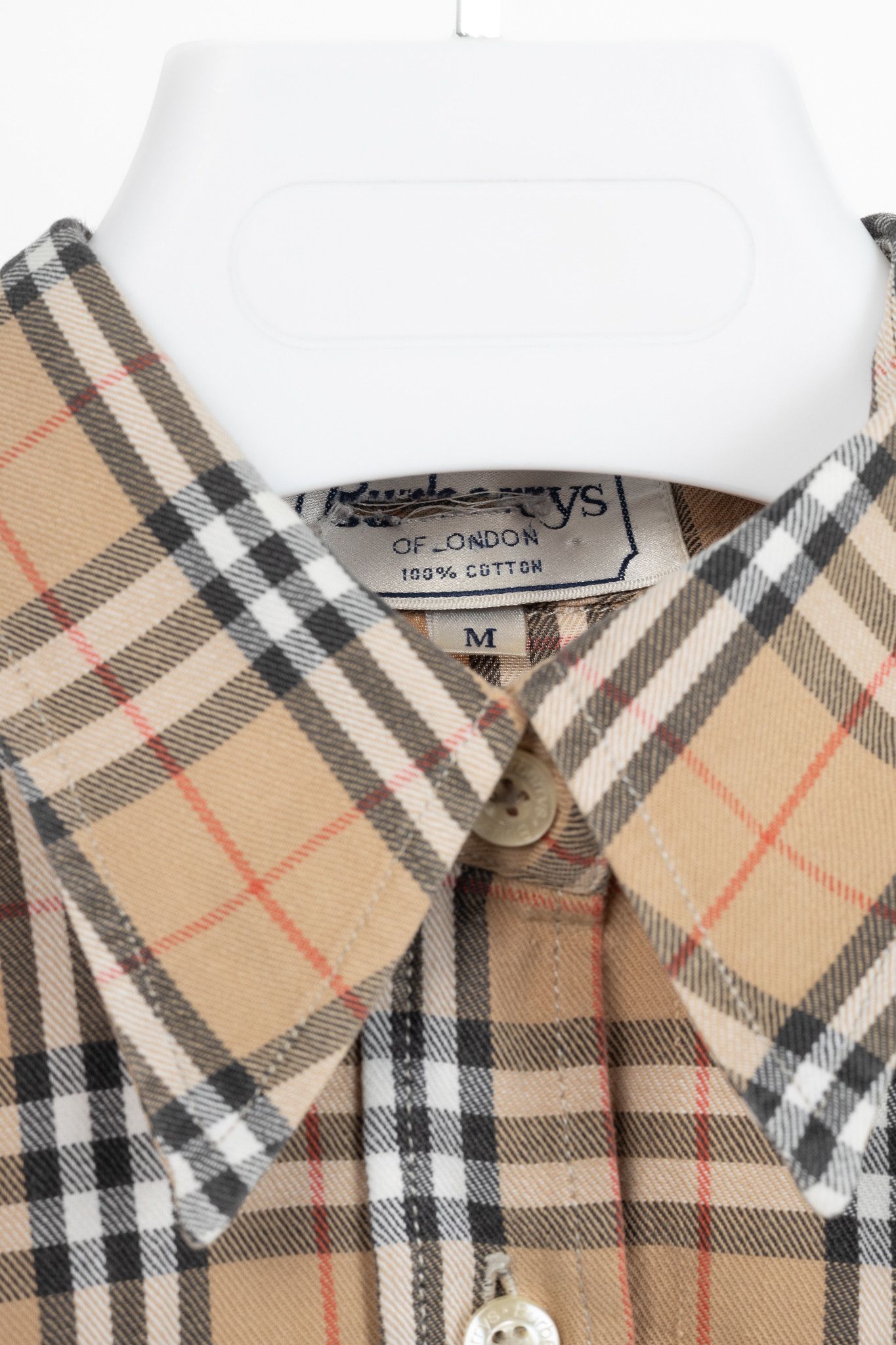 Burberry Burberry Vintage House Check Cotton-Flannel Buttoned Shirt Size M / US 6-8 / IT 42-44 - 4 Thumbnail