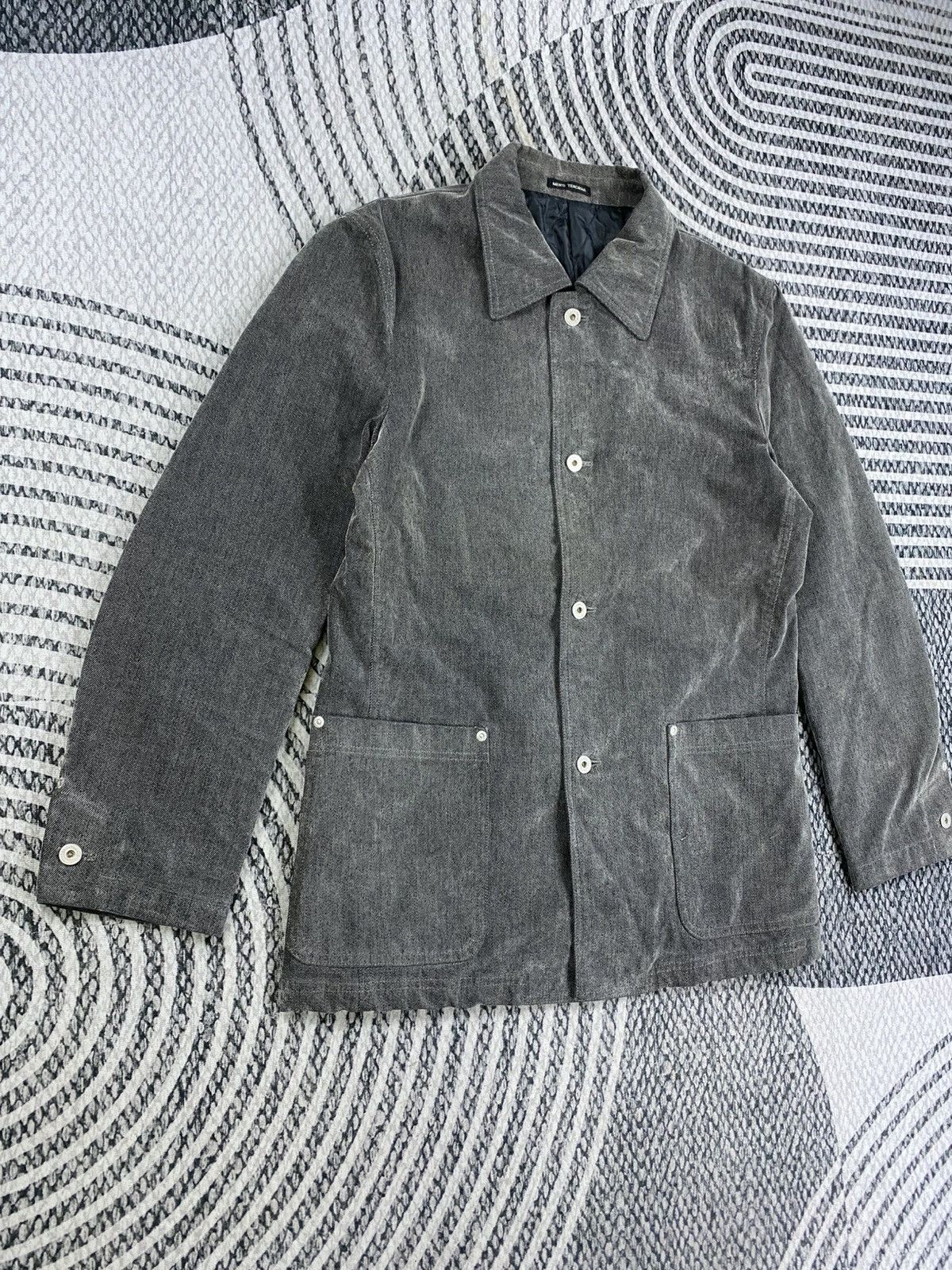 Japanese Brand Vintage Men’s Tenoras Buttoned Chore Denim Jacket Size US M / EU 48-50 / 2 - 3 Thumbnail