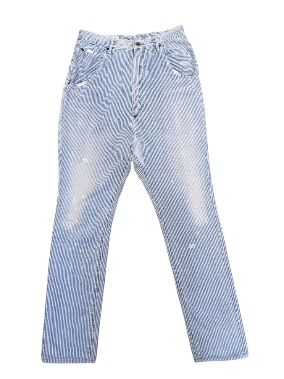 Kapital KAPITAL CENTURY DENIM HICKORY PAINTED 70’sVINTAGE BUCKLEBACK Size US 28 / EU 44 - 2 Thumbnail
