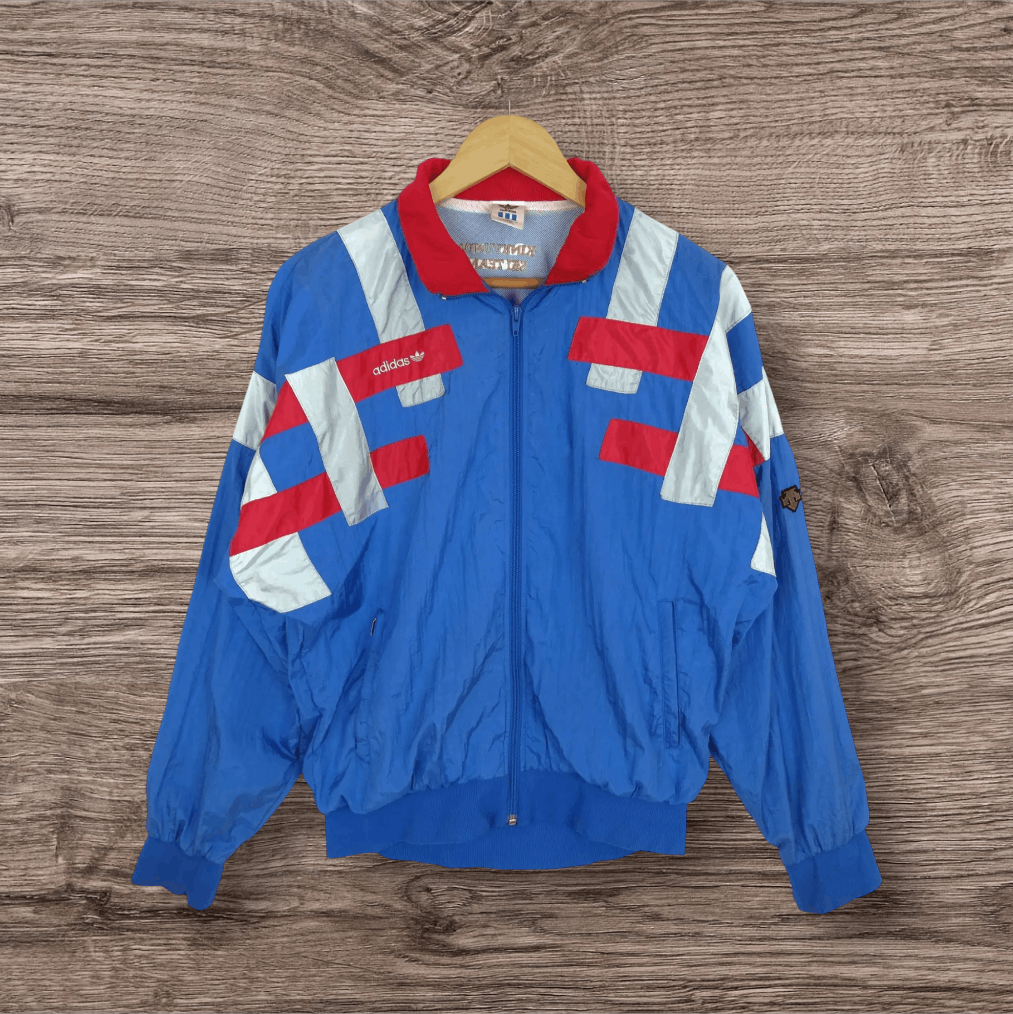 Adidas 90's ADIDAS Japan University Ski Team Multicolor Jacket Size US L / EU 52-54 / 3 - 3 Thumbnail