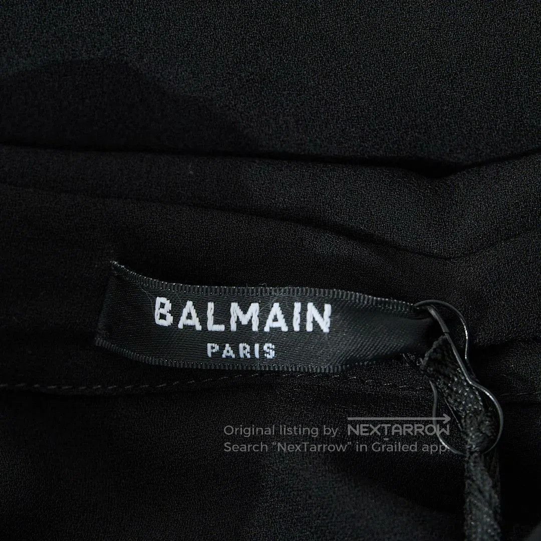 Balmain Balmain Court Style Silk Shirt. Size S / US 4 / IT 40 - 5 Thumbnail