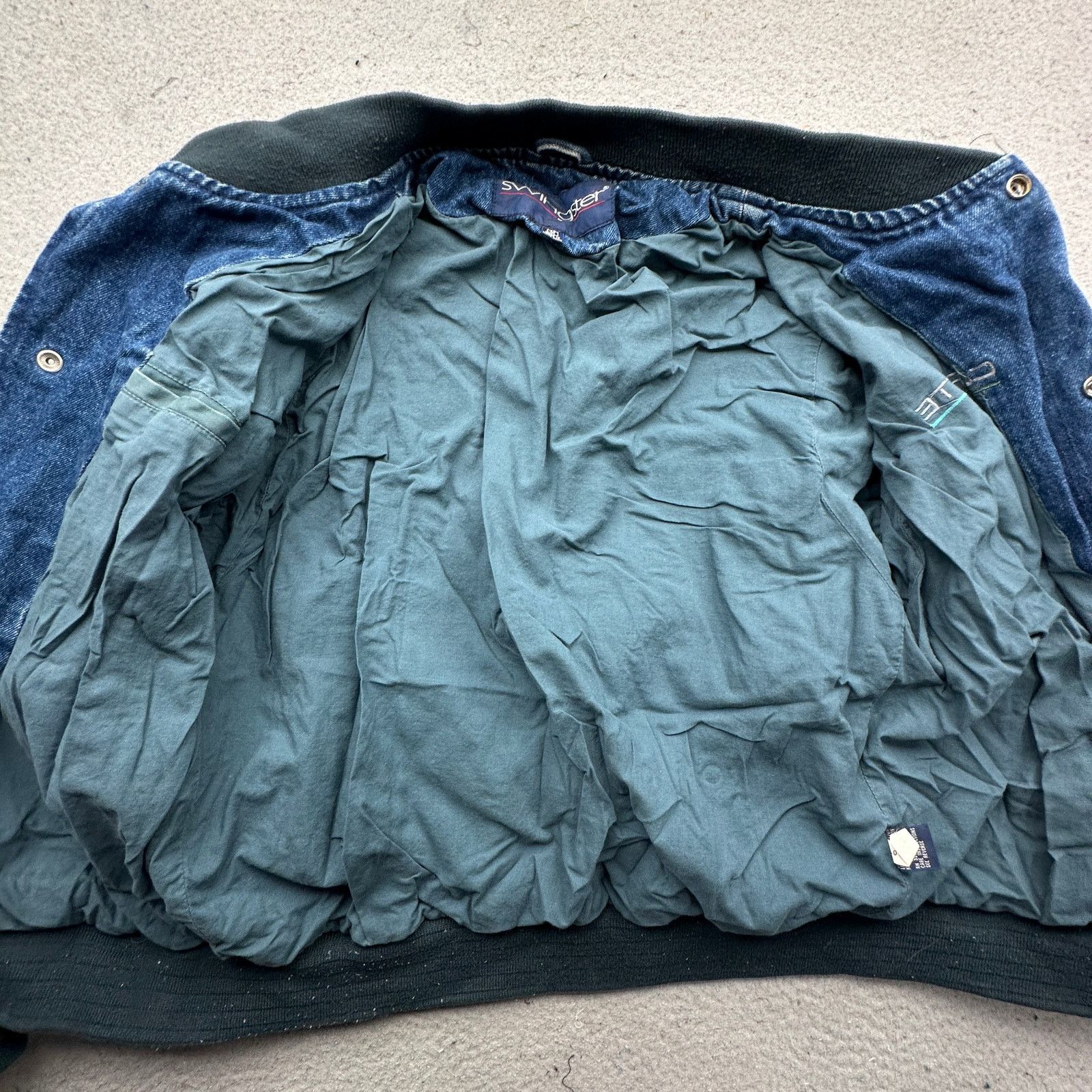 Swingster VTG 90s Swingster Corvette Denim Jean Jacket Twill Varsity M Size US M / EU 48-50 / 2 - 7 Thumbnail