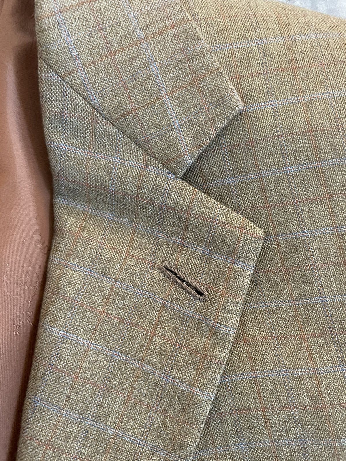 Brioni Subtle Check Cashmere Jacket Size 40R - 3 Thumbnail