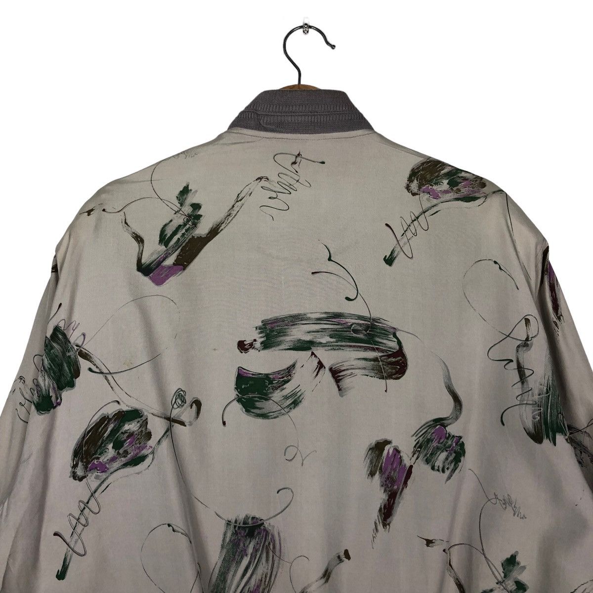 Japanese Brand 🔥Vintage Bomber Jacket Pure Silk Elspia Issey Miyake Size US M / EU 48-50 / 2 - 9 Thumbnail