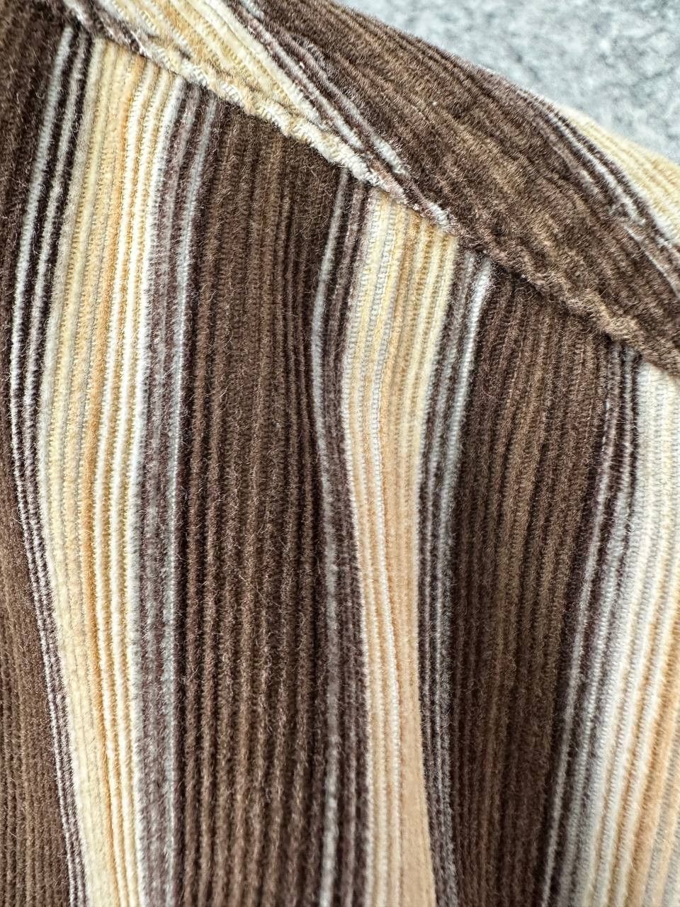 Kansai Yamamoto Jeans Striped Shirt NPE 777 Button Up