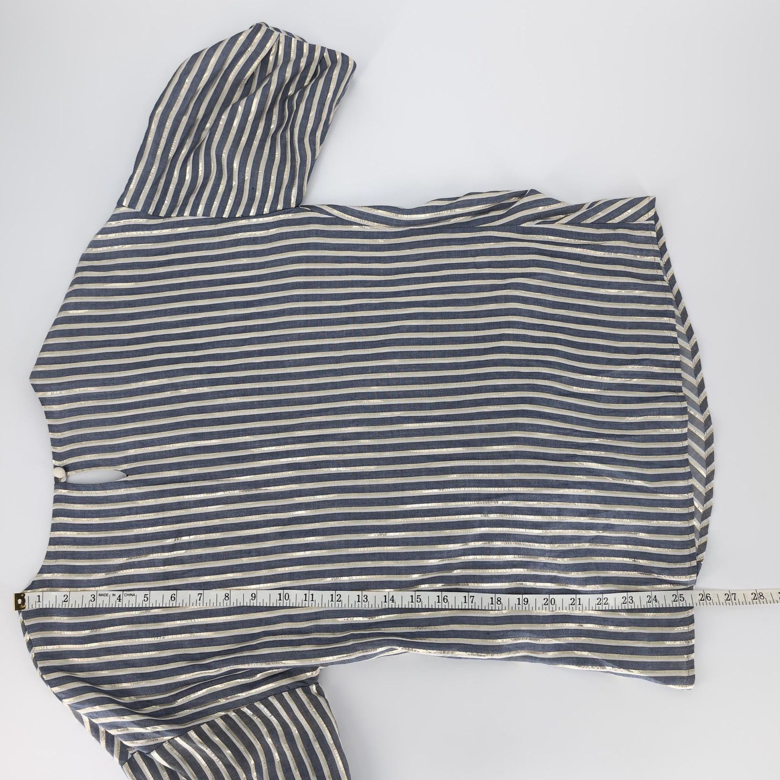 Eva Franco Anthropologie Eva Franco SAMPLE PIECE Marin Striped Top Sz 6 Size M / US 6-8 / IT 42-44 - 10 Thumbnail