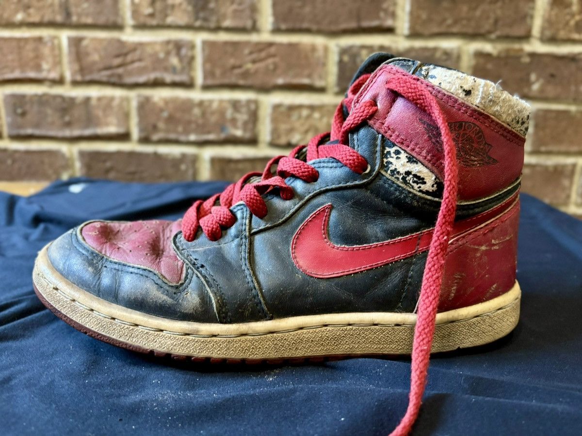 Nike 1985 Jordan 1 Bred 9 1/2 Size US 9.5 / EU 42-43 - 16 Thumbnail