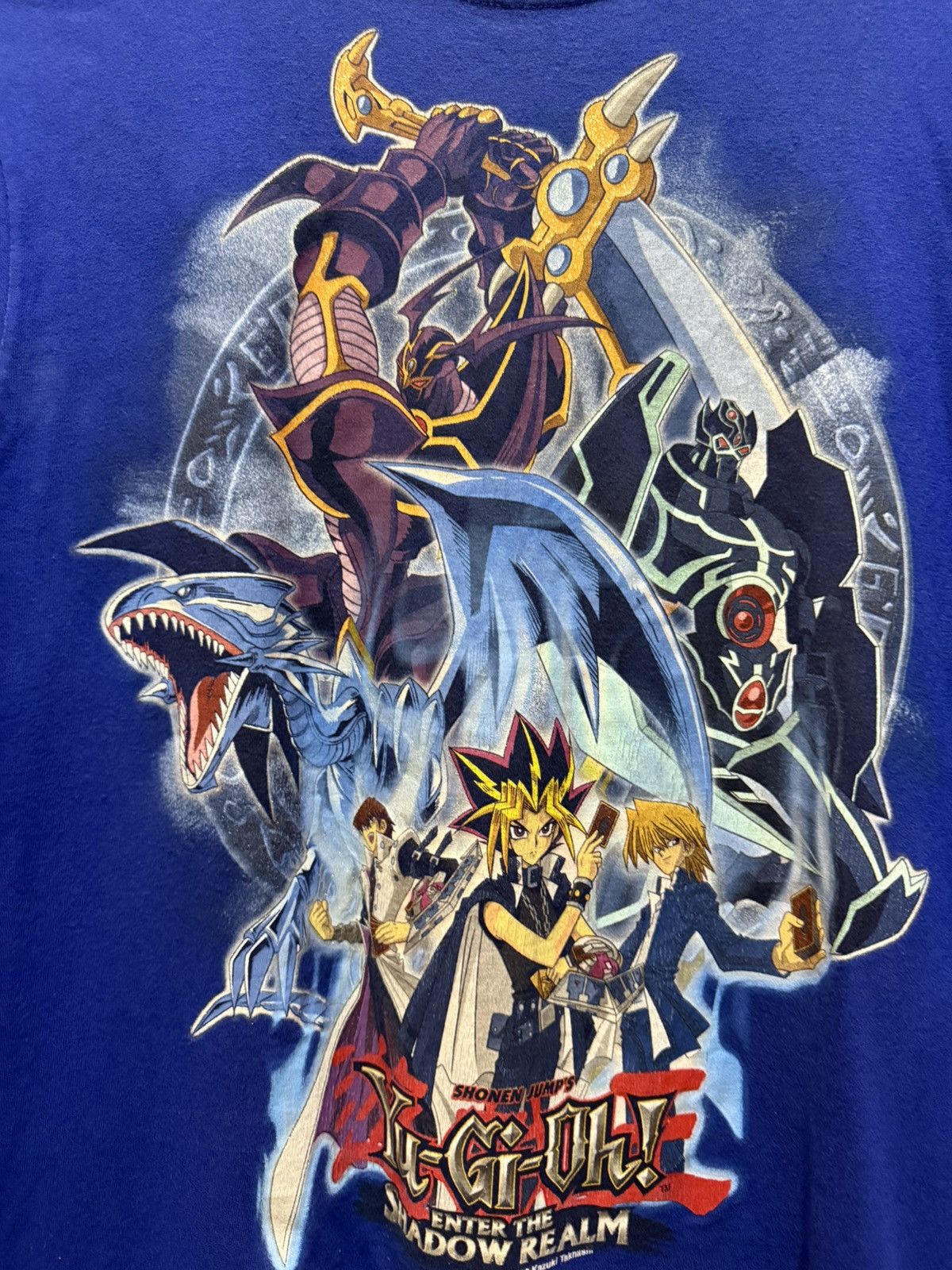 Anime × Cartoon Network × Vintage Vintage 90s YU-Gi-OH Enter The Shadow Realm Anime Tshirt Size US S / EU 44-46 / 1 - 4 Thumbnail